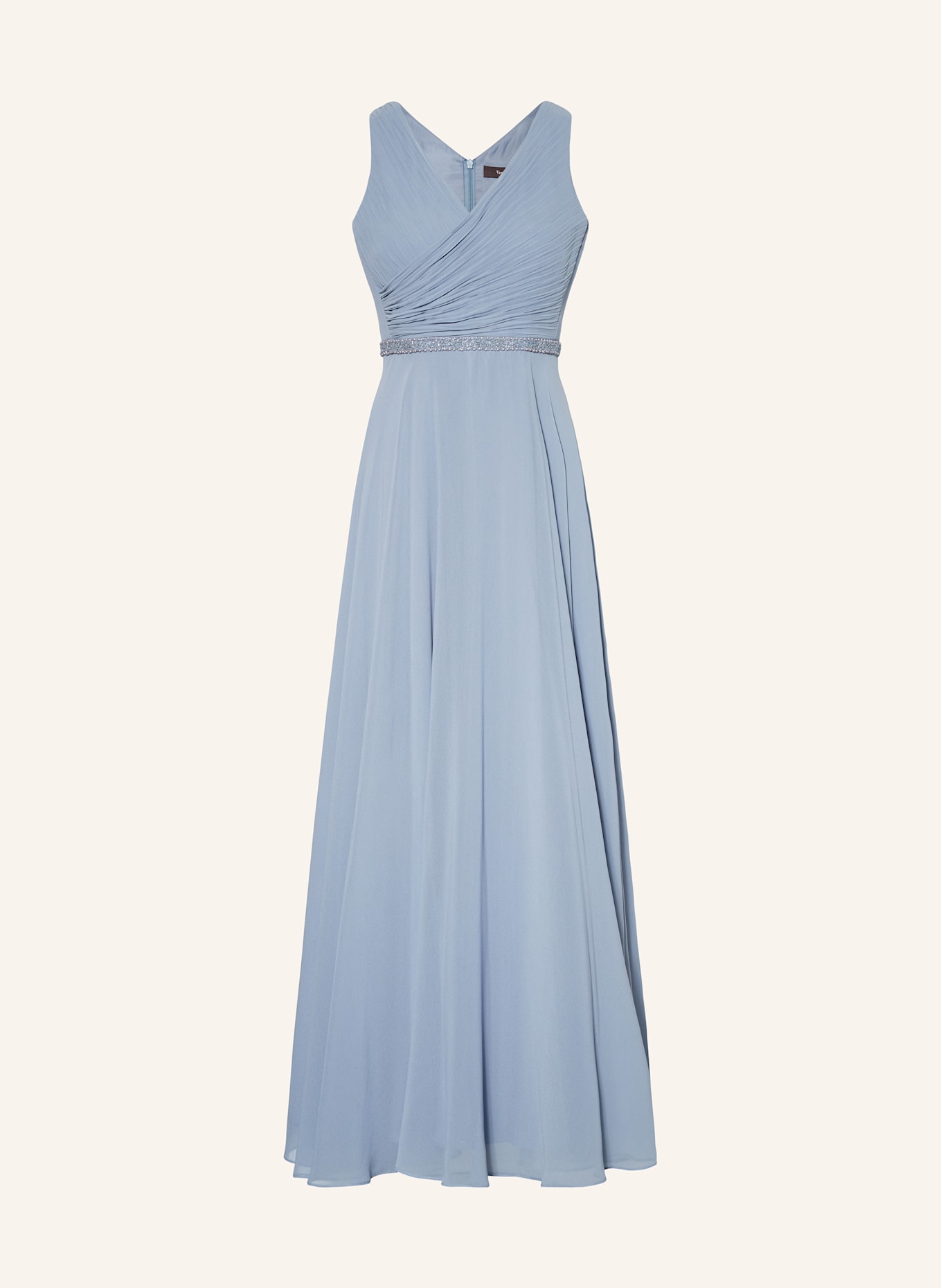 Vera Mont Abendkleid mit Schmuckperlen: HELLBLAU