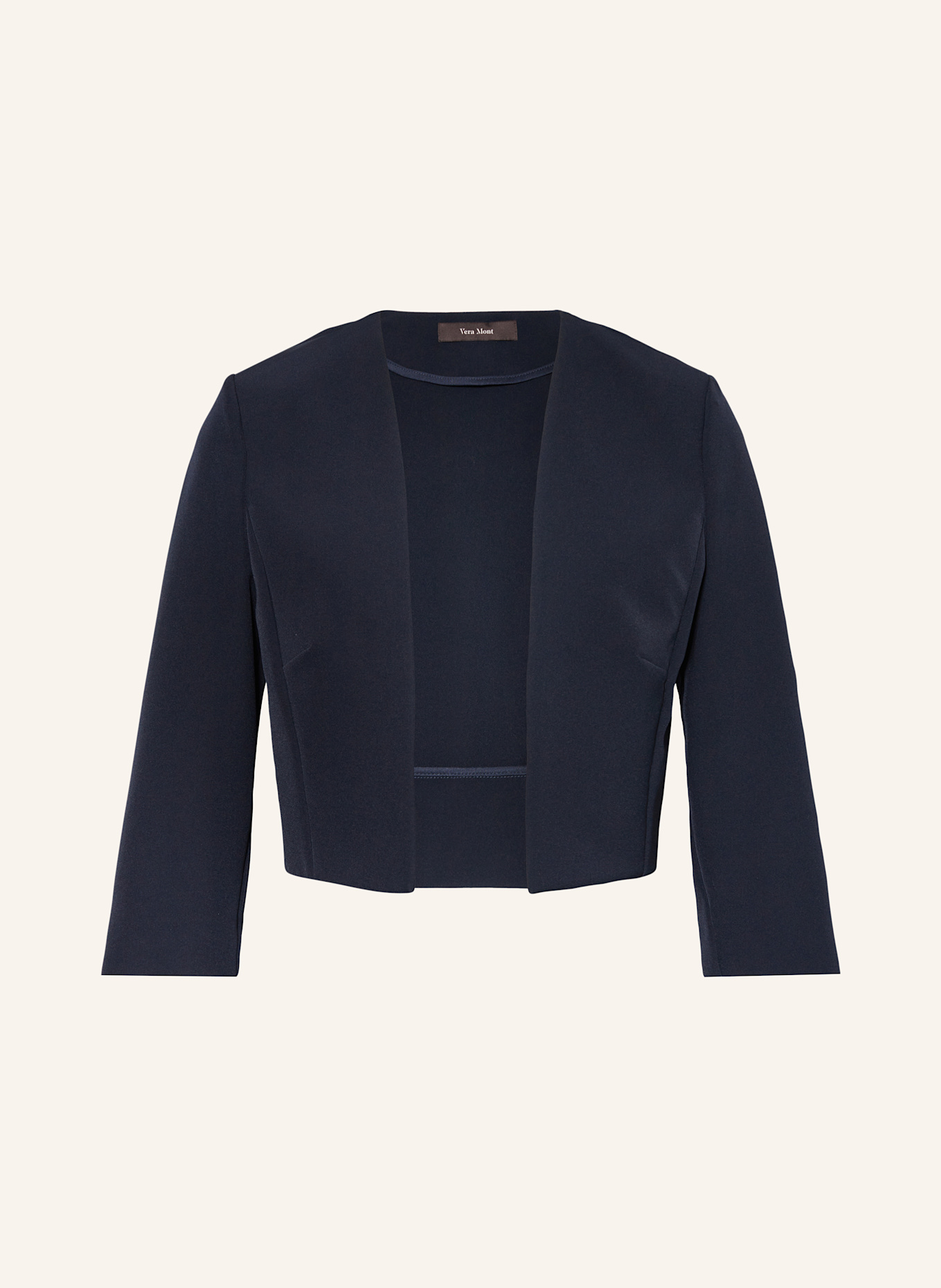 Vera Mont Bolero mit 3/4-Arm: DUNKELBLAU
