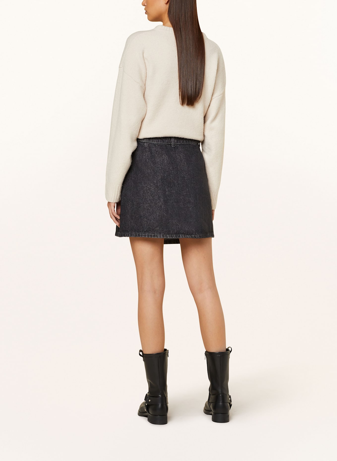 NEO NOIR Jeansrock KENDRA: 104 Dark Grey