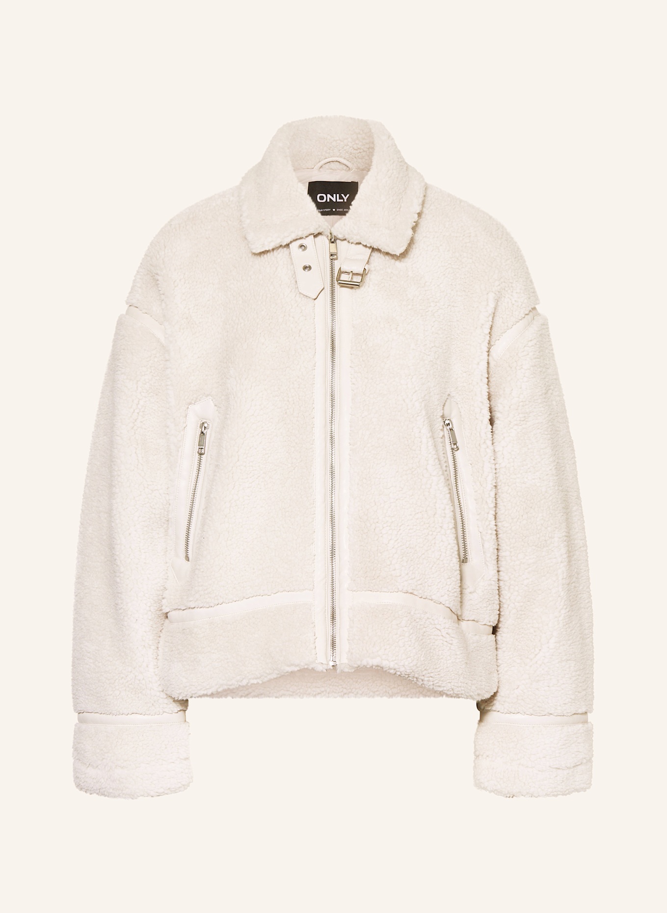 Only teddy jacket hot sale