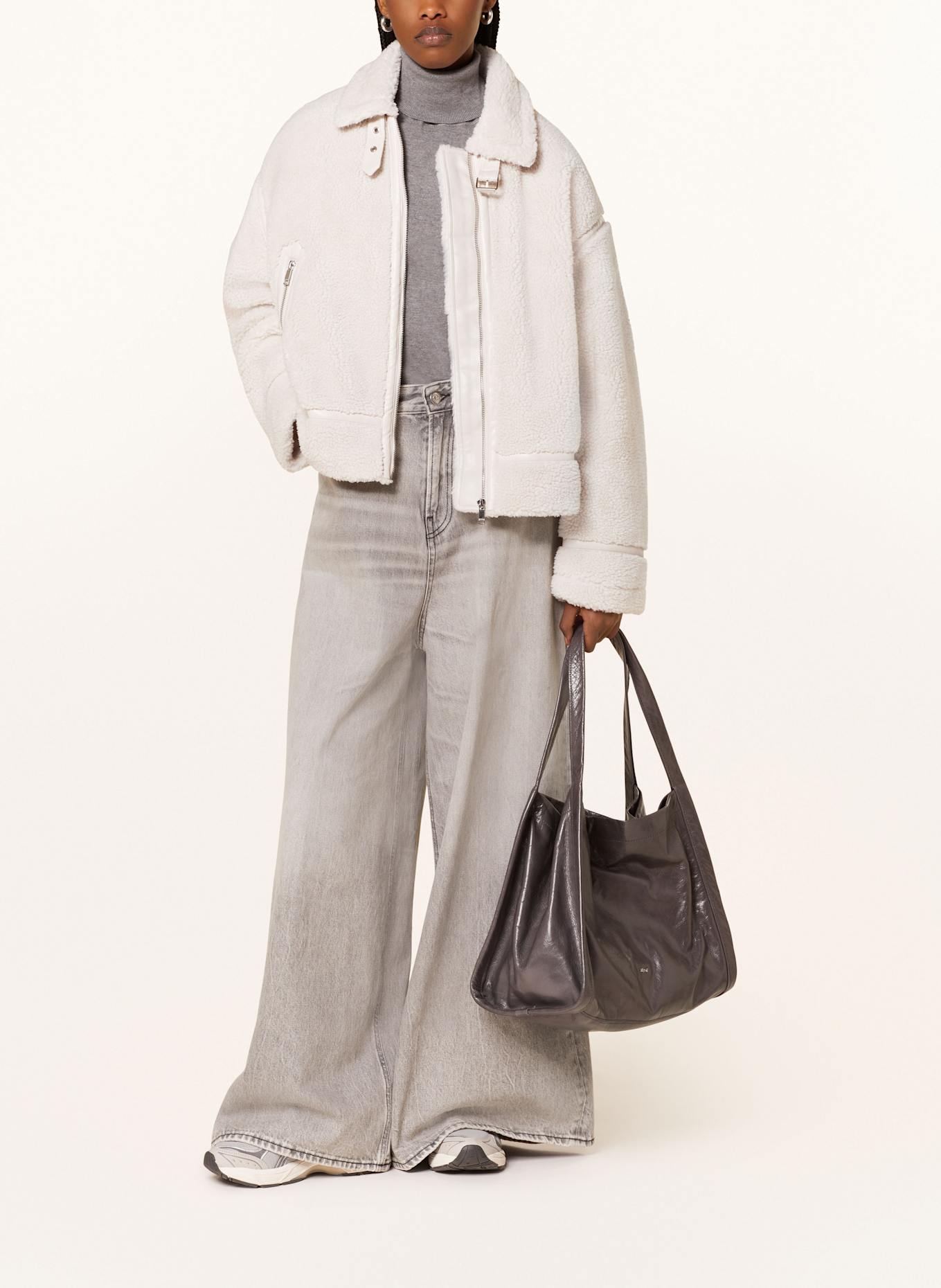 ONLY Kurtka pluszowa: ECRU