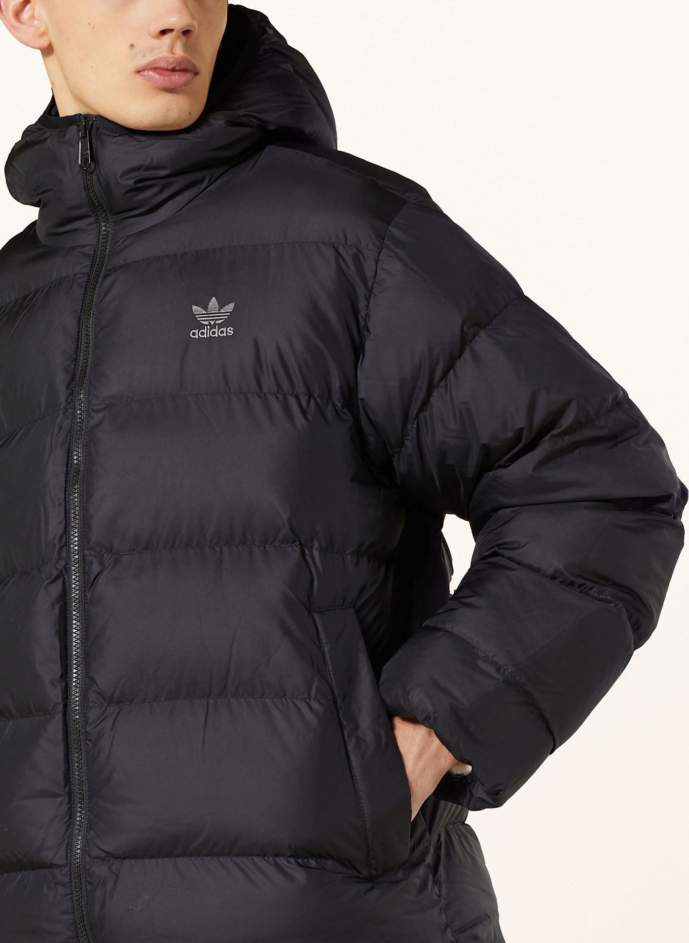 Adidas originals quilted parka on sale