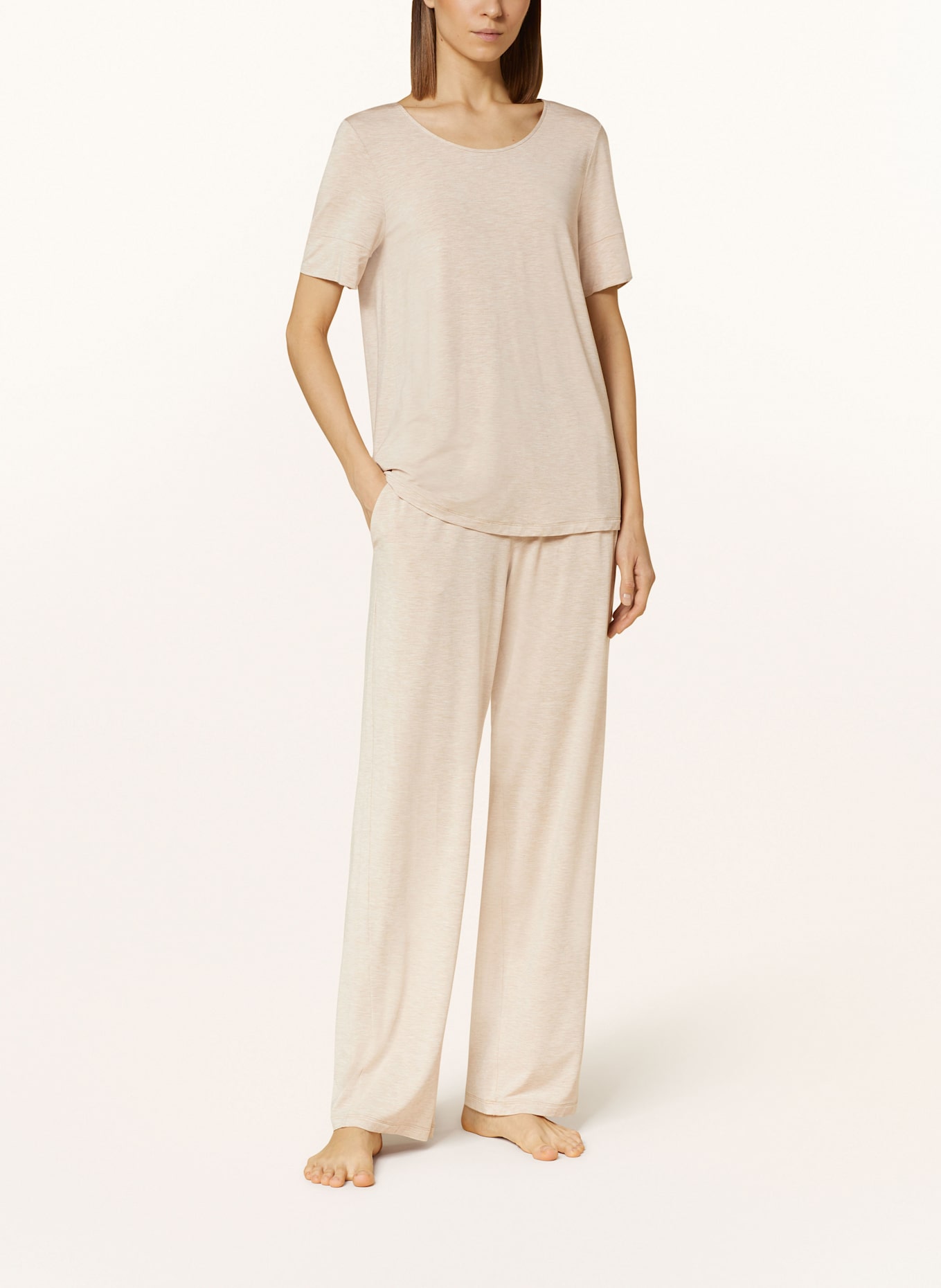 HANRO Schlafhose NATURAL ELEGANCE: BEIGE