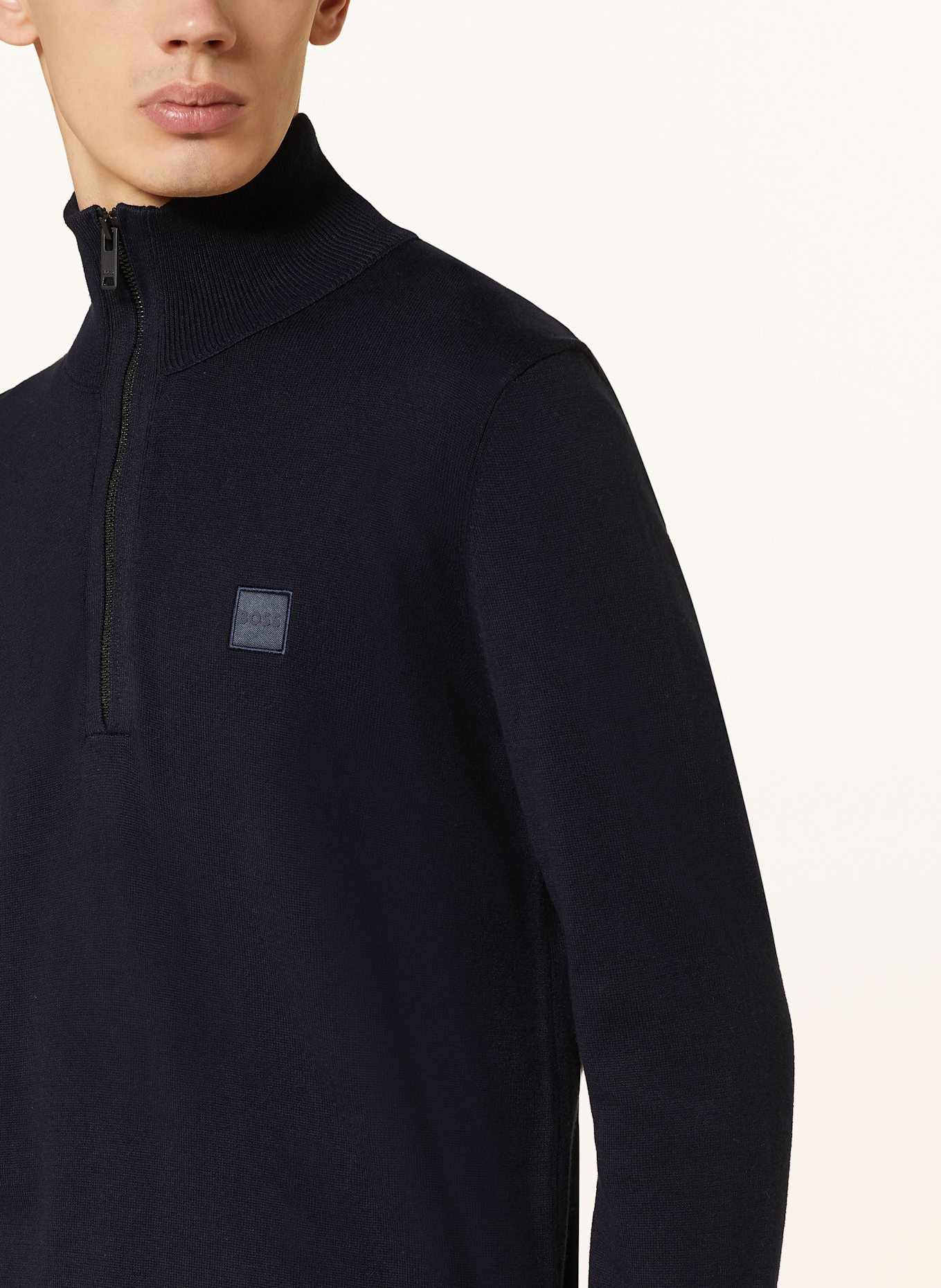 BOSS Troyer KANOBIX: DONKERBLAUW