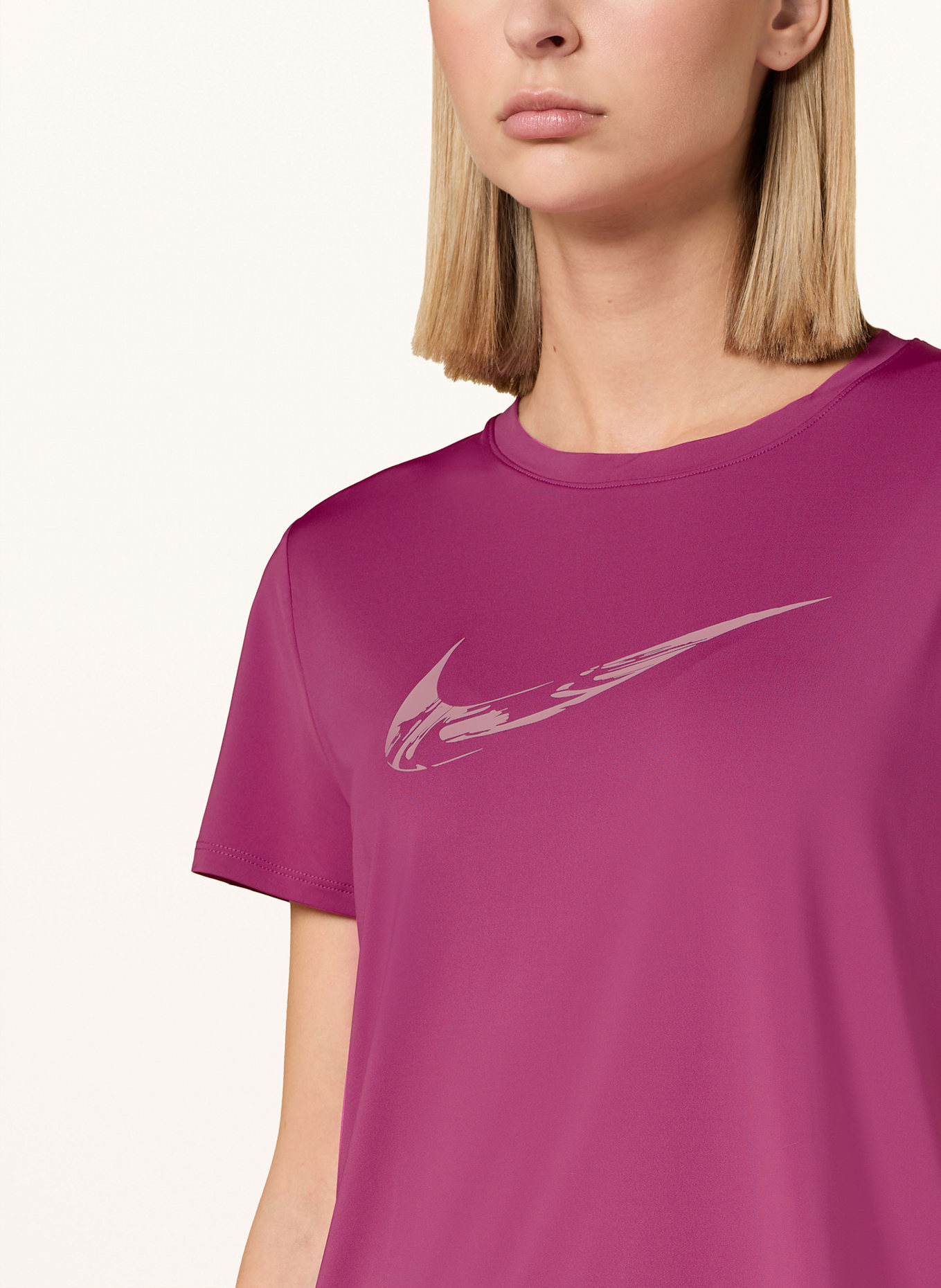 Nike Laufshirt ONE: FUCHSIA