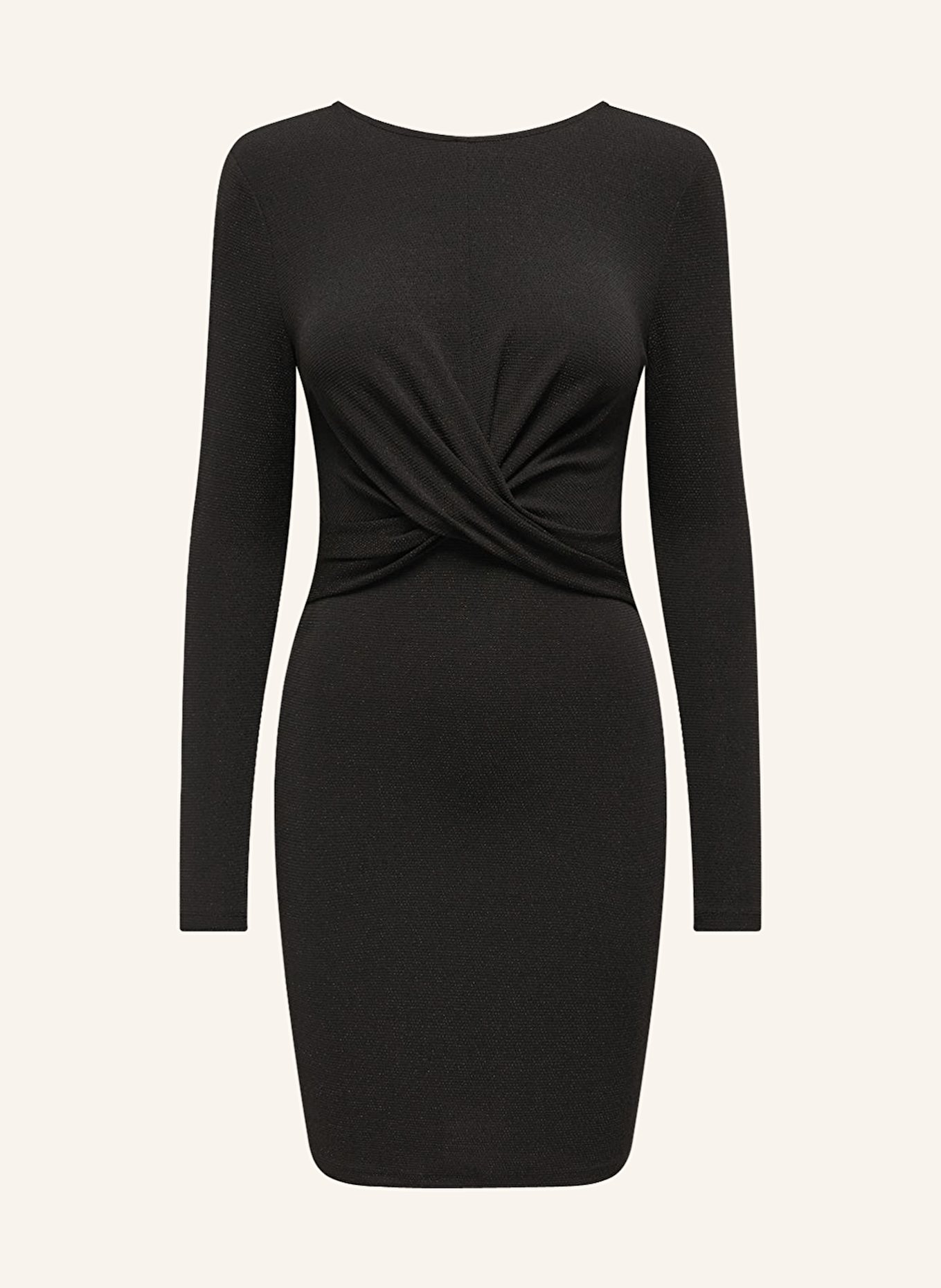 ONLY Jerseykleid mit Glitzergarn: SCHWARZ
