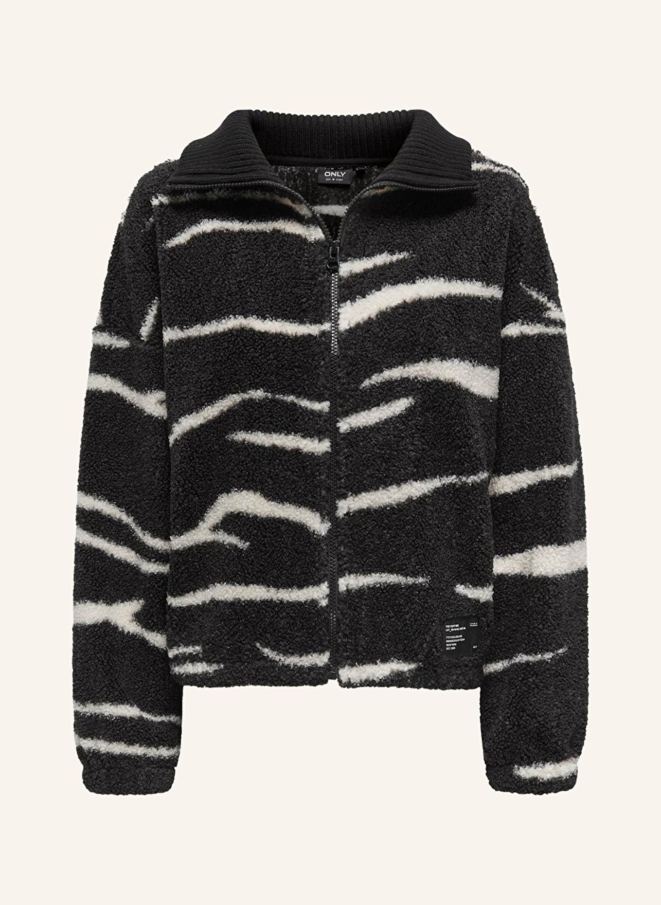 Cropped teddy fleece clearance