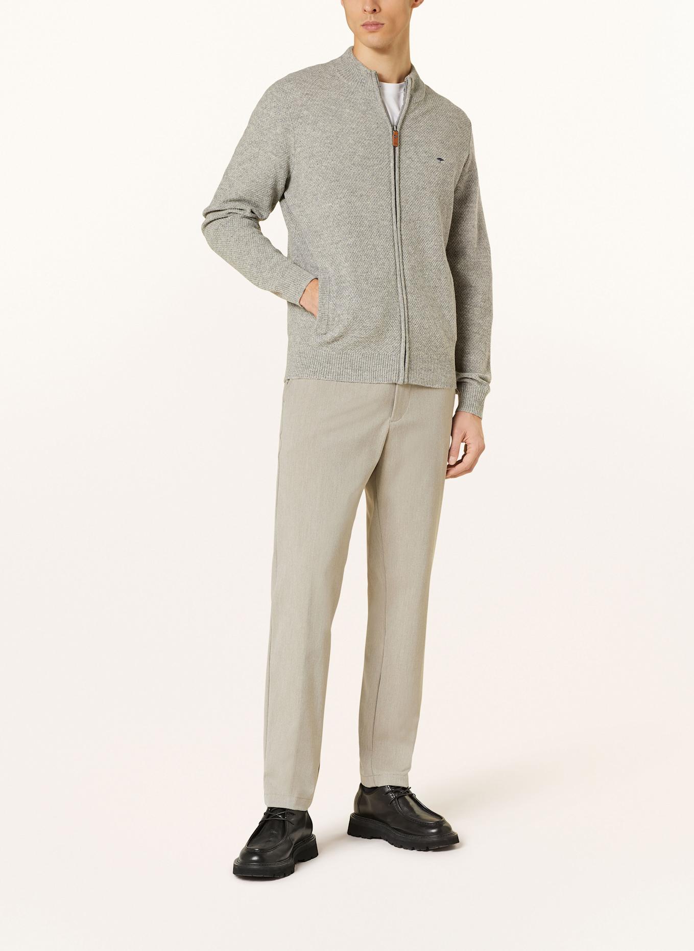 FYNCH-HATTON Cardigan, Color: LIGHT GRAY (Image 2)