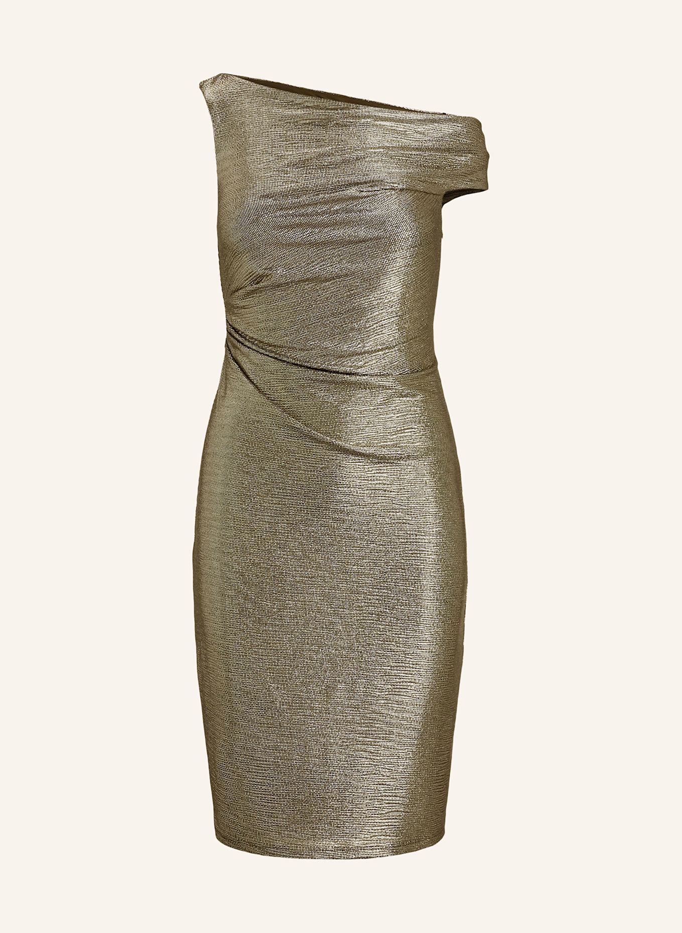 LAUREN RALPH LAUREN One-Shoulder-Kleid: GOLD