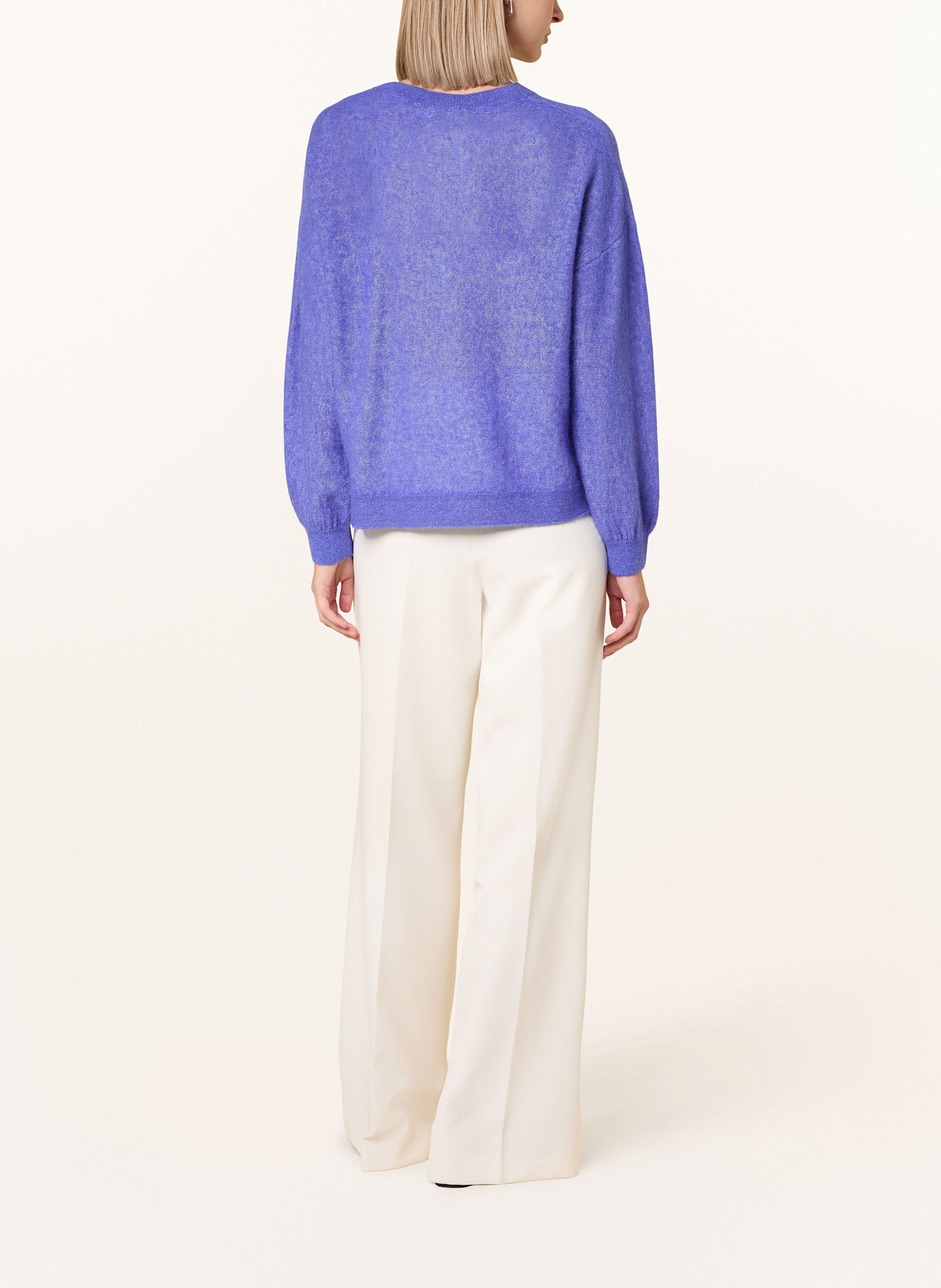 MAERZ MUENCHEN Pullover mit Alpaka: BLAU