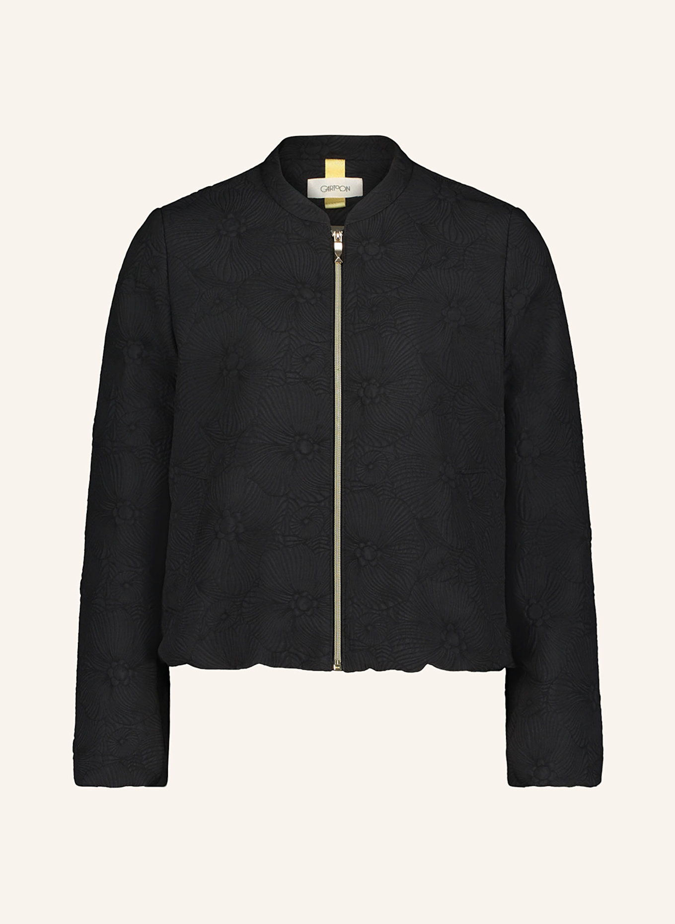 CARTOON Bomber jacket, Color: BLACK (Image 1)