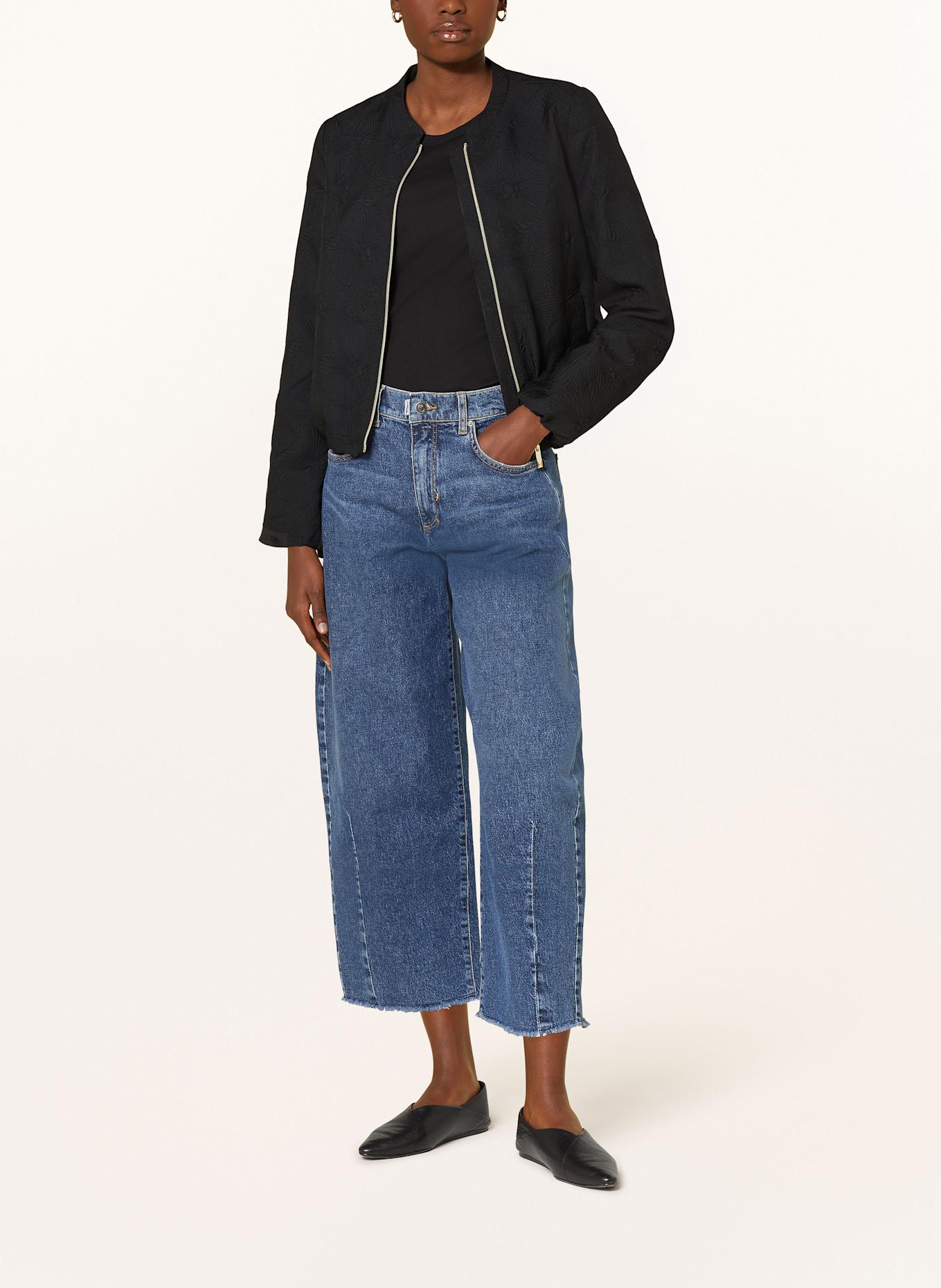 CARTOON Bomber jacket, Color: BLACK (Image 2)