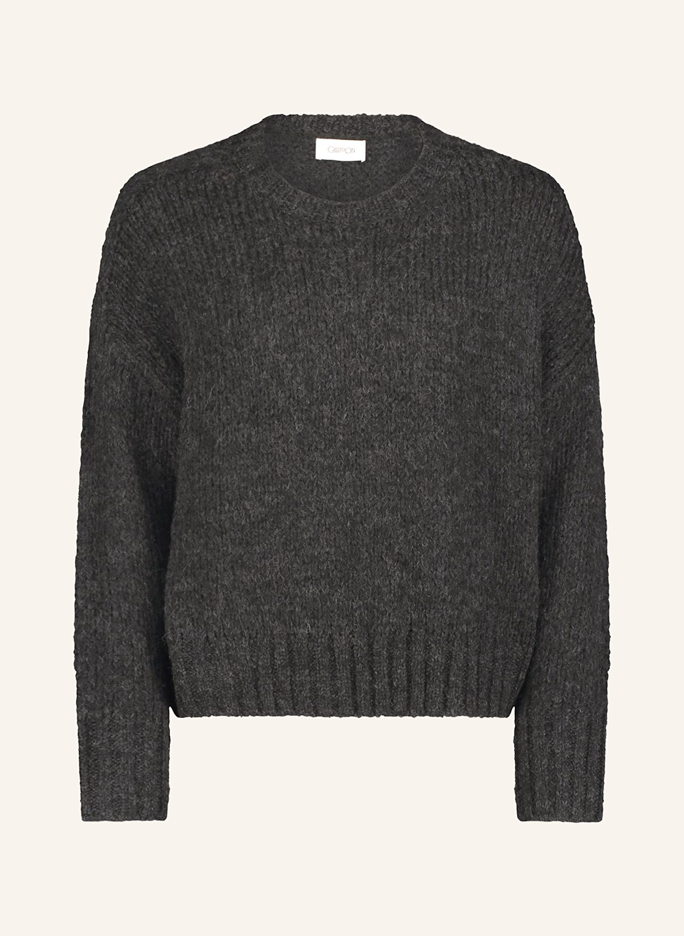 CARTOON Sweter: CZIEMNOSZARY