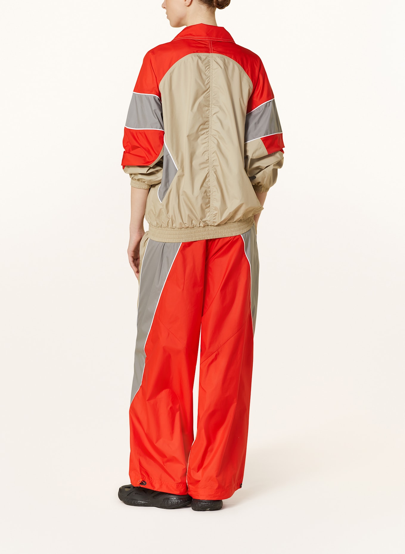 adidas by Stella McCartney M レッドジャケット Adidas - by Stella McCartney Mid-Length Padded Winter Jacket