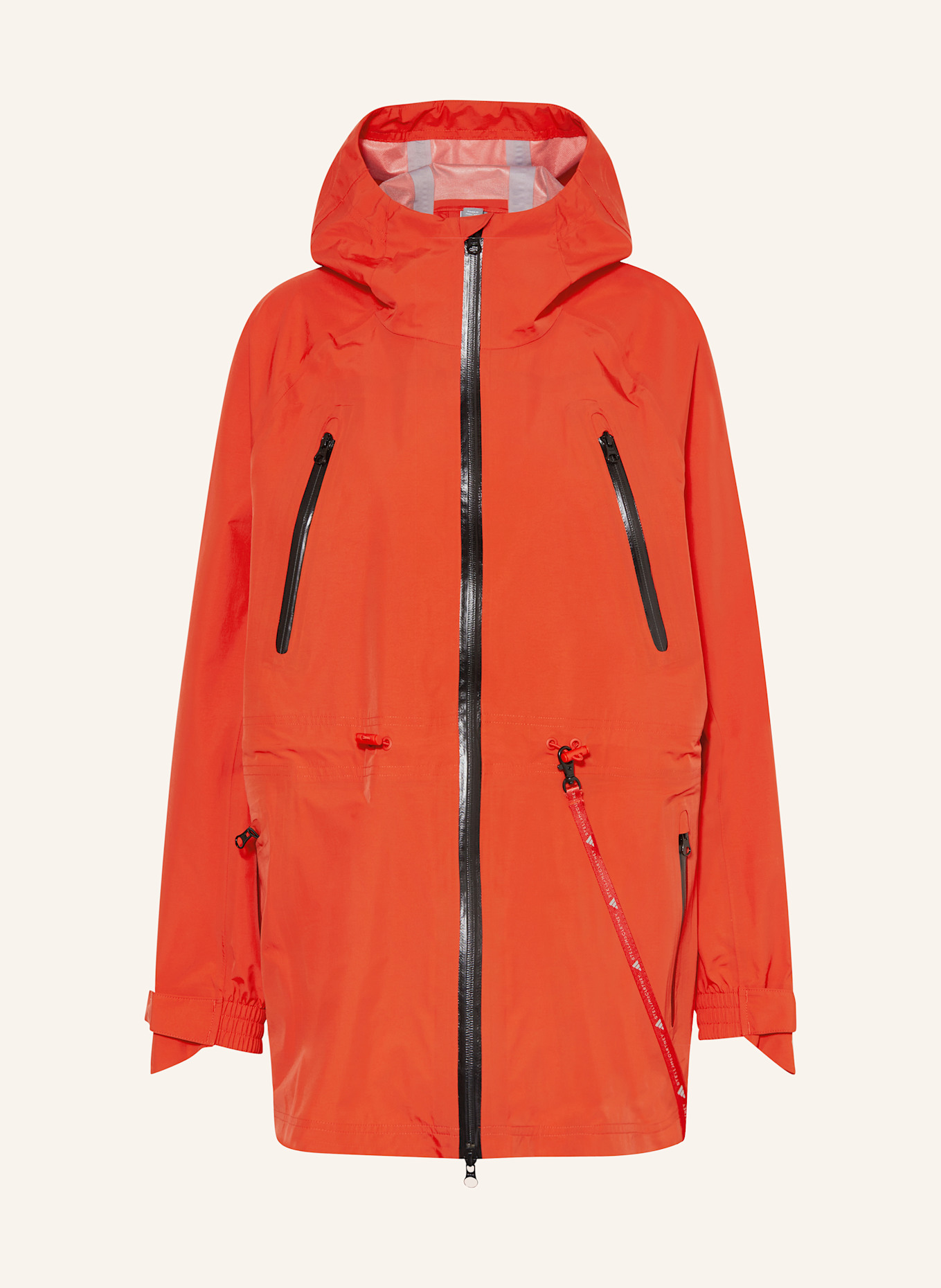 adidas by Stella McCartney Parka przeciwdeszczowa oversize ADIDAS BY STELLA MCCARTNEY: CZERWONY