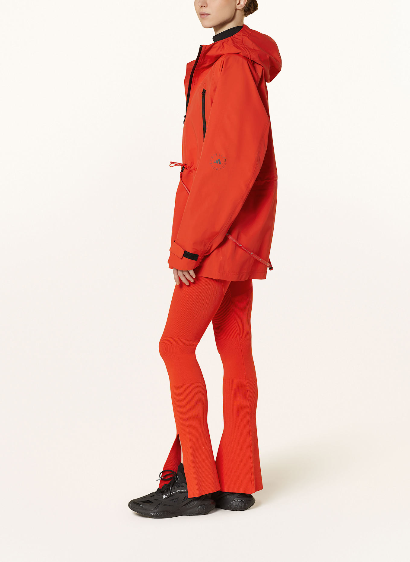 adidas by Stella McCartney Parka przeciwdeszczowa oversize ADIDAS BY STELLA MCCARTNEY: CZERWONY