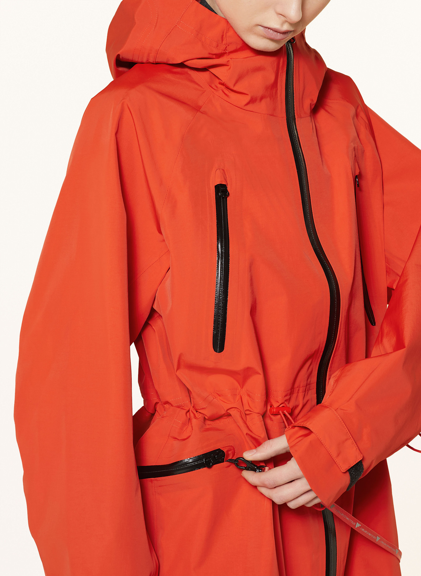 adidas by Stella McCartney Parka przeciwdeszczowa oversize ADIDAS BY STELLA MCCARTNEY: CZERWONY