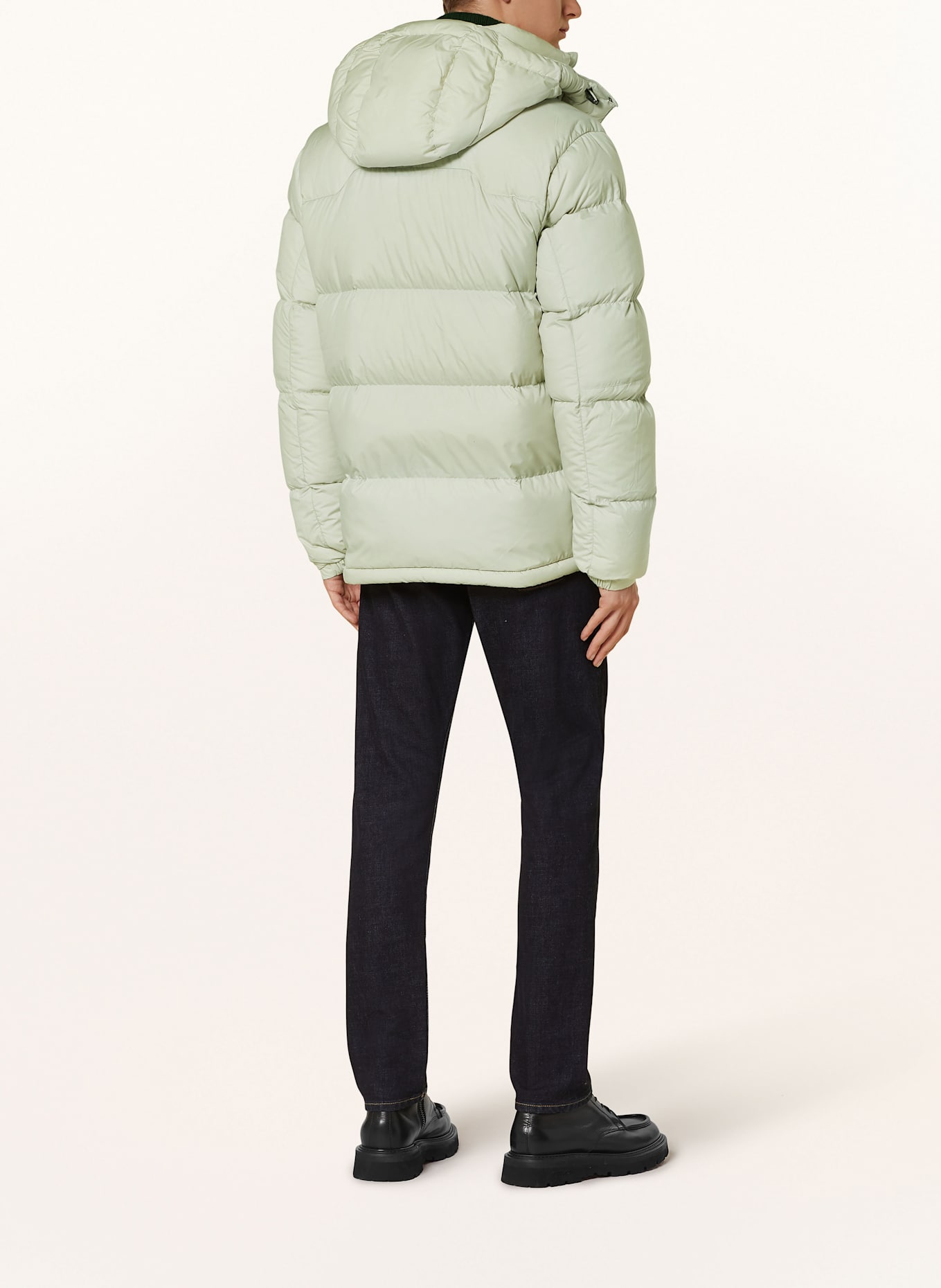 POLO RALPH LAUREN Daunenjacke mit abnehmbarer Kapuze: CREME