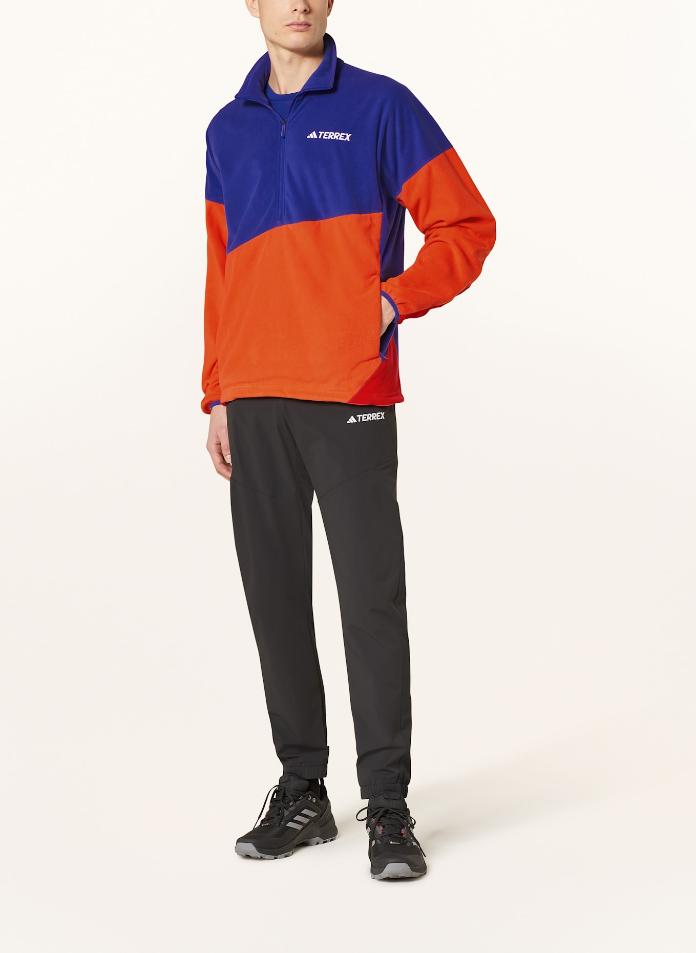 adidas TERREX Midlayer TERREX MULTI CLIMAWARM: BLAU / ORANGE / ROT