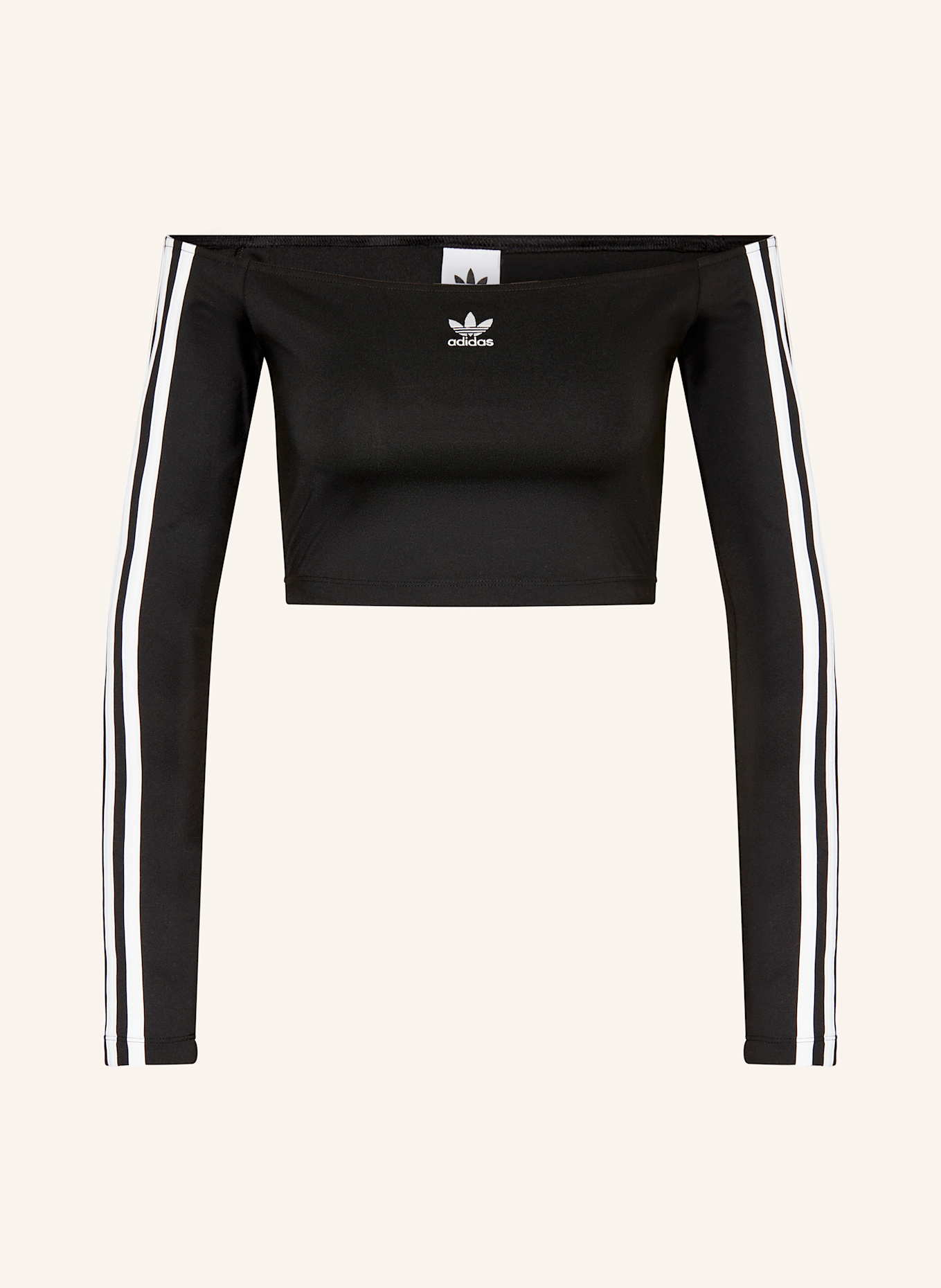adidas Originals Cropped top in black white