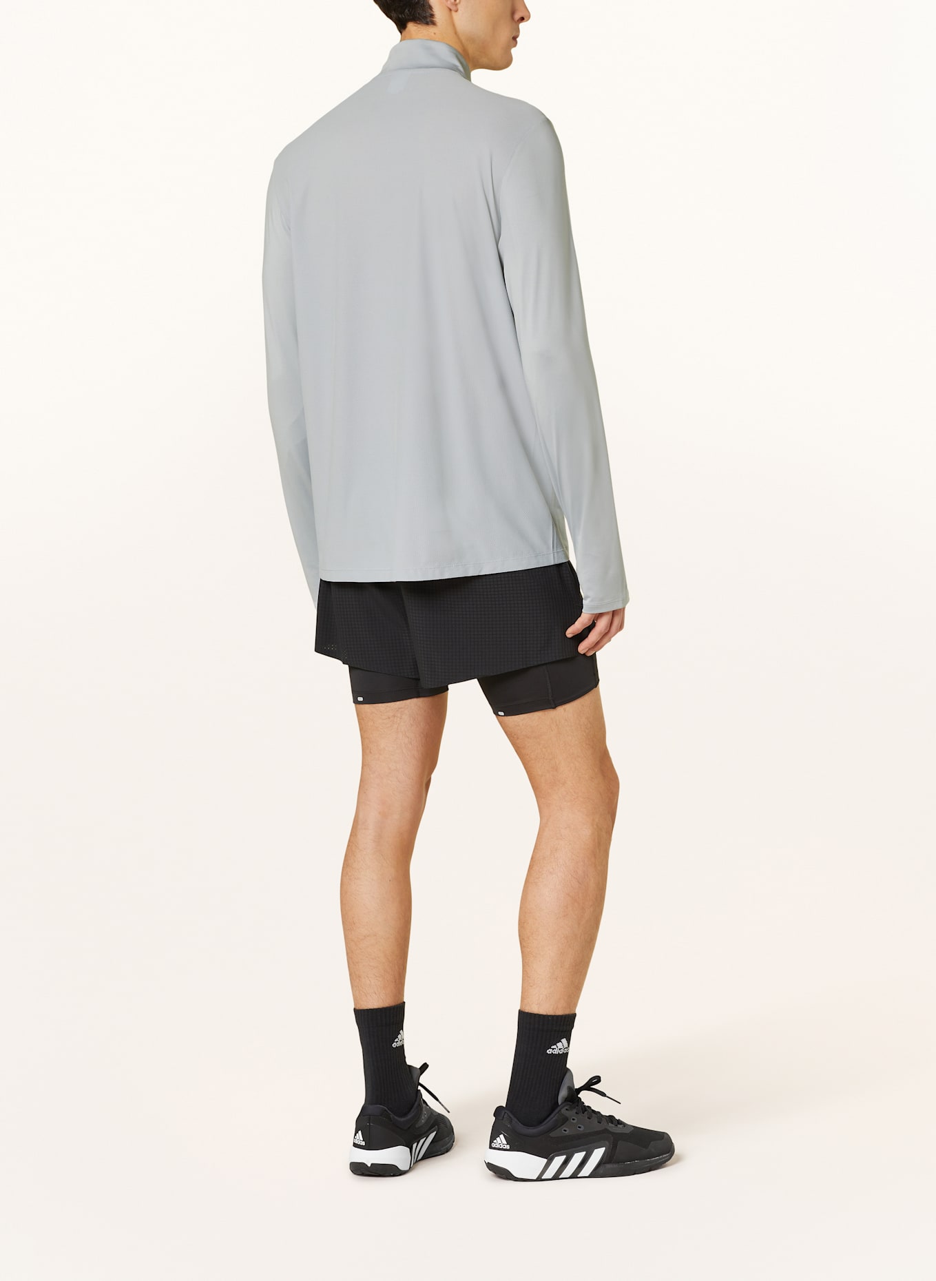 adidas Koszulka do biegania OWN THE RUN: JASNOCZARY