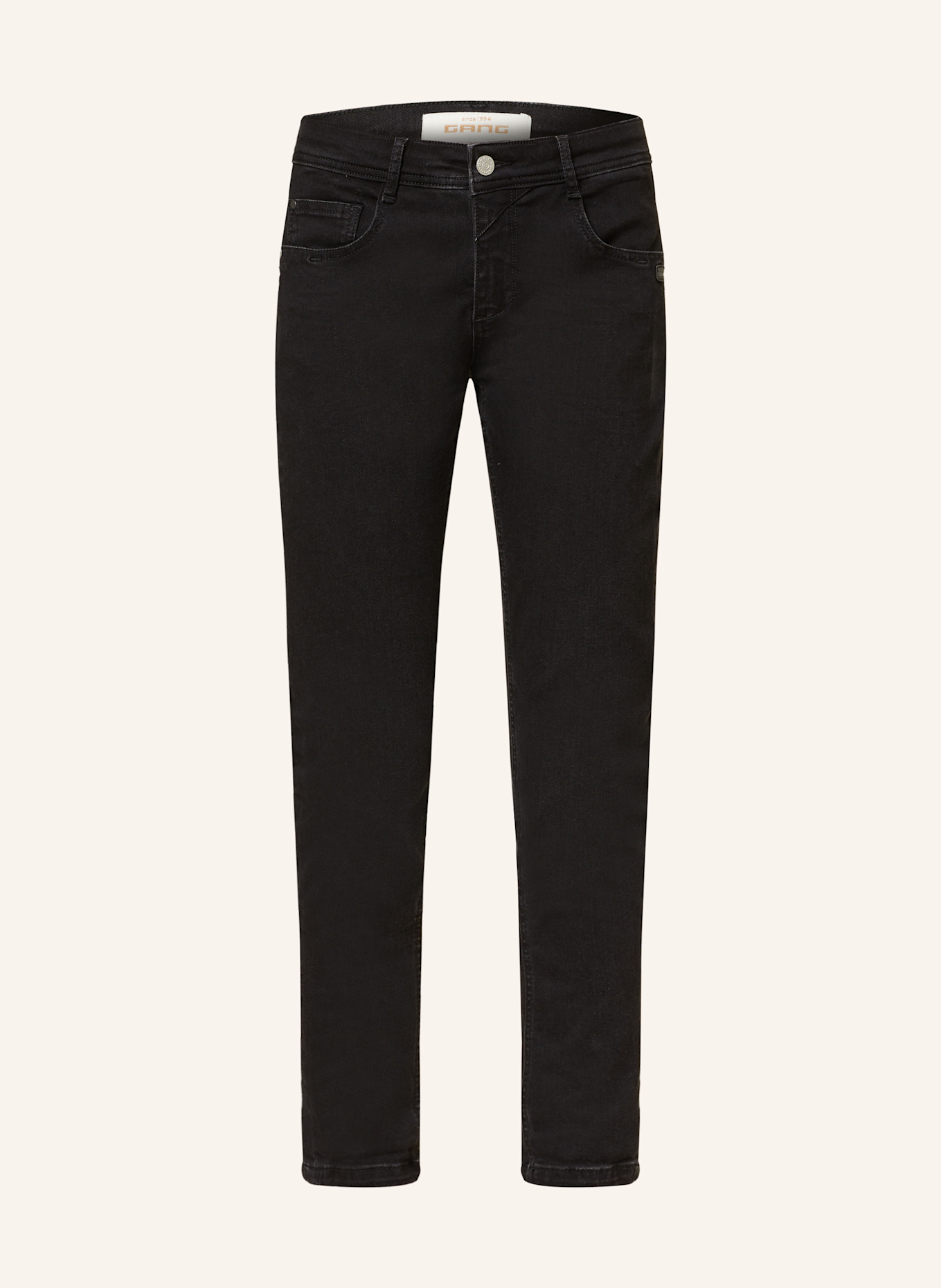 GANG Straight Loungeable jeans 94 AMELIE, Farbe: 7998 washed black (Bild 1)