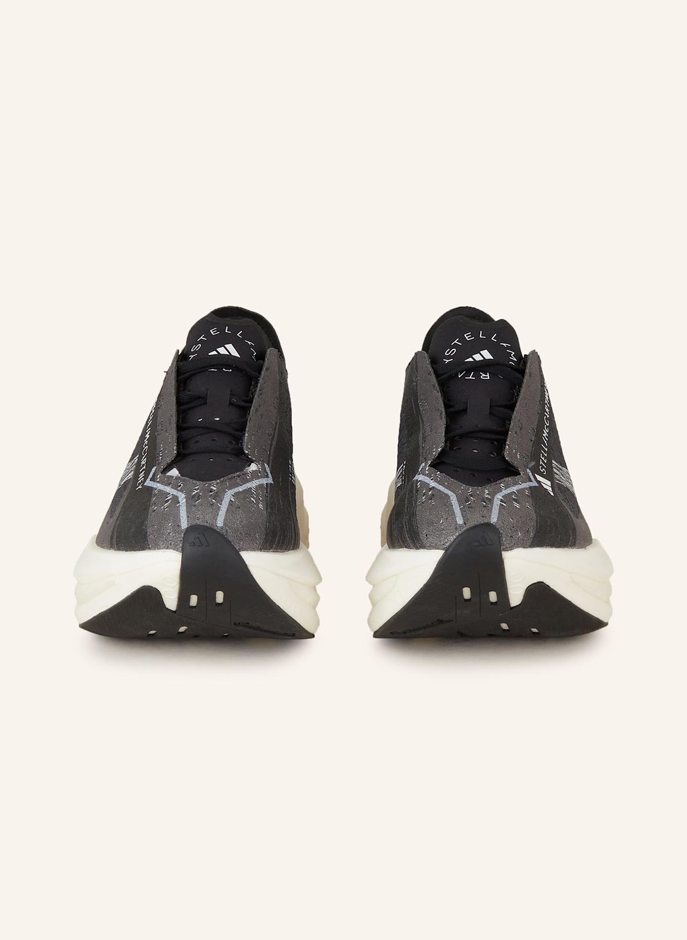 adidas by Stella McCartney Laufschuhe ADIDAS BY STELLA MCCARTNEY PRIME X 2 STRUNG: DUNKELGRAU / GRAU