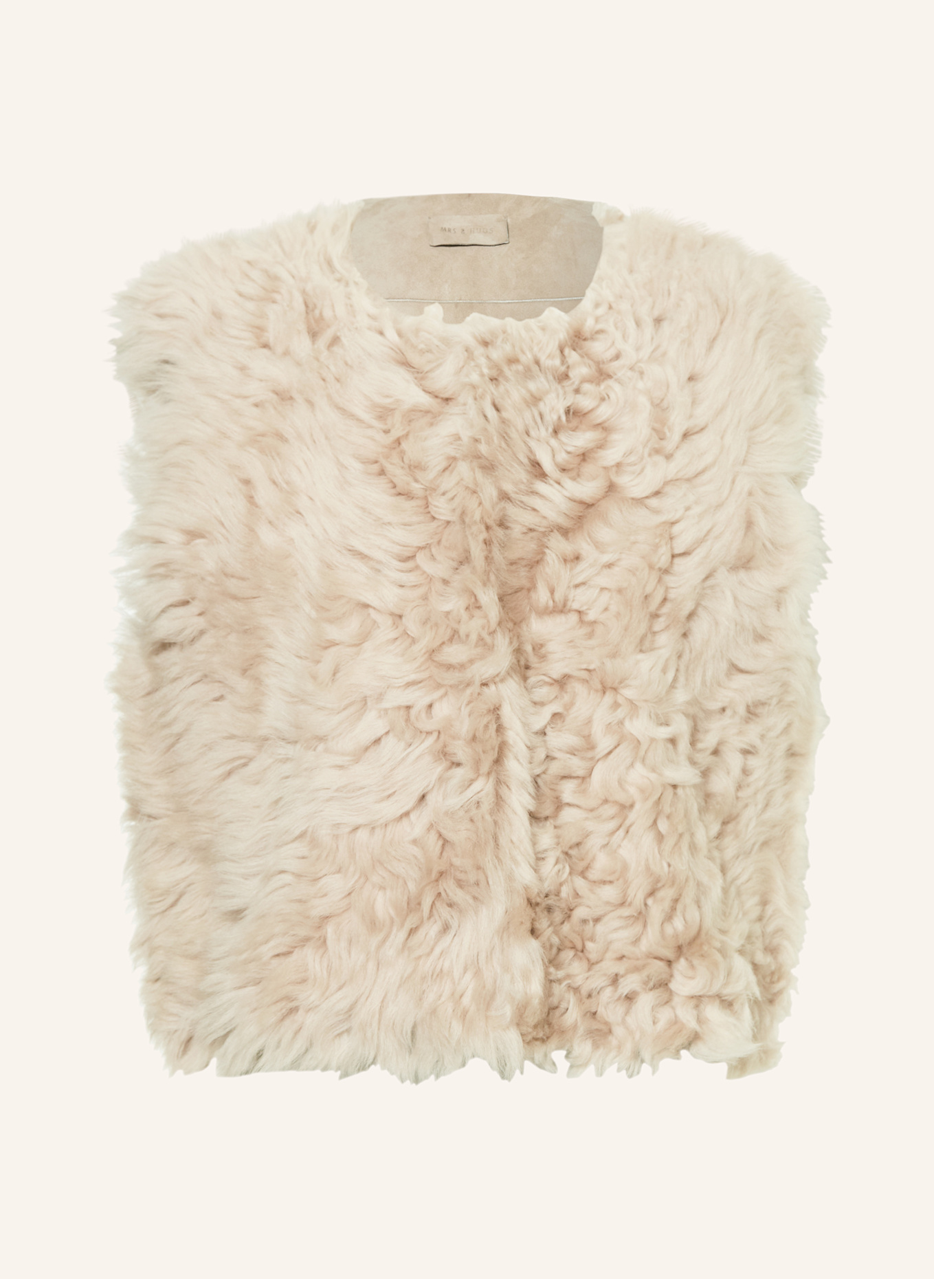 MRS & HUGS Vest: CREAM