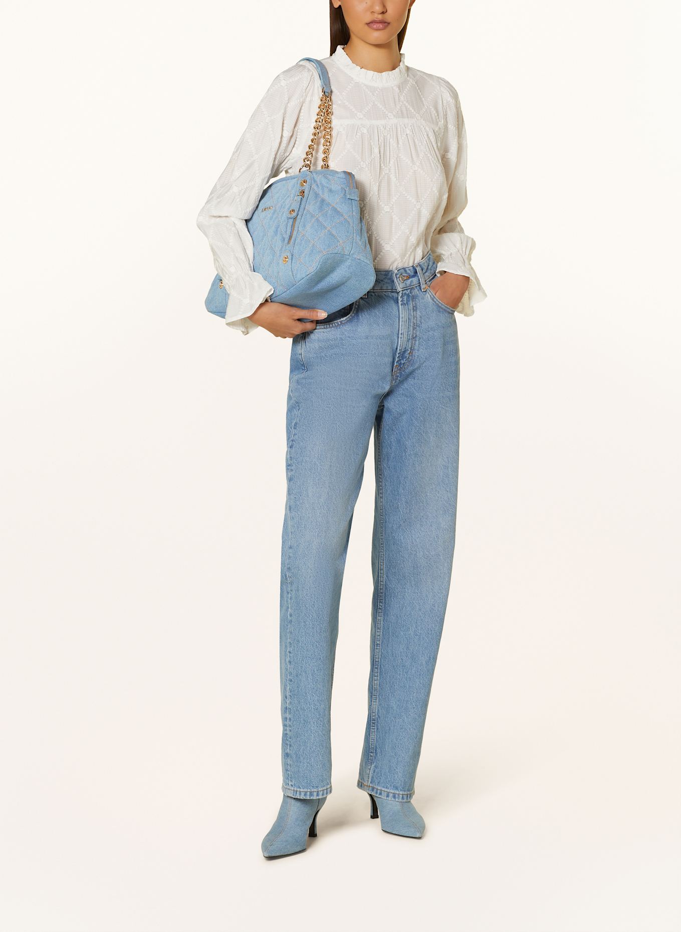 LIU JO Torba shopper: JASNONIEBIESKI