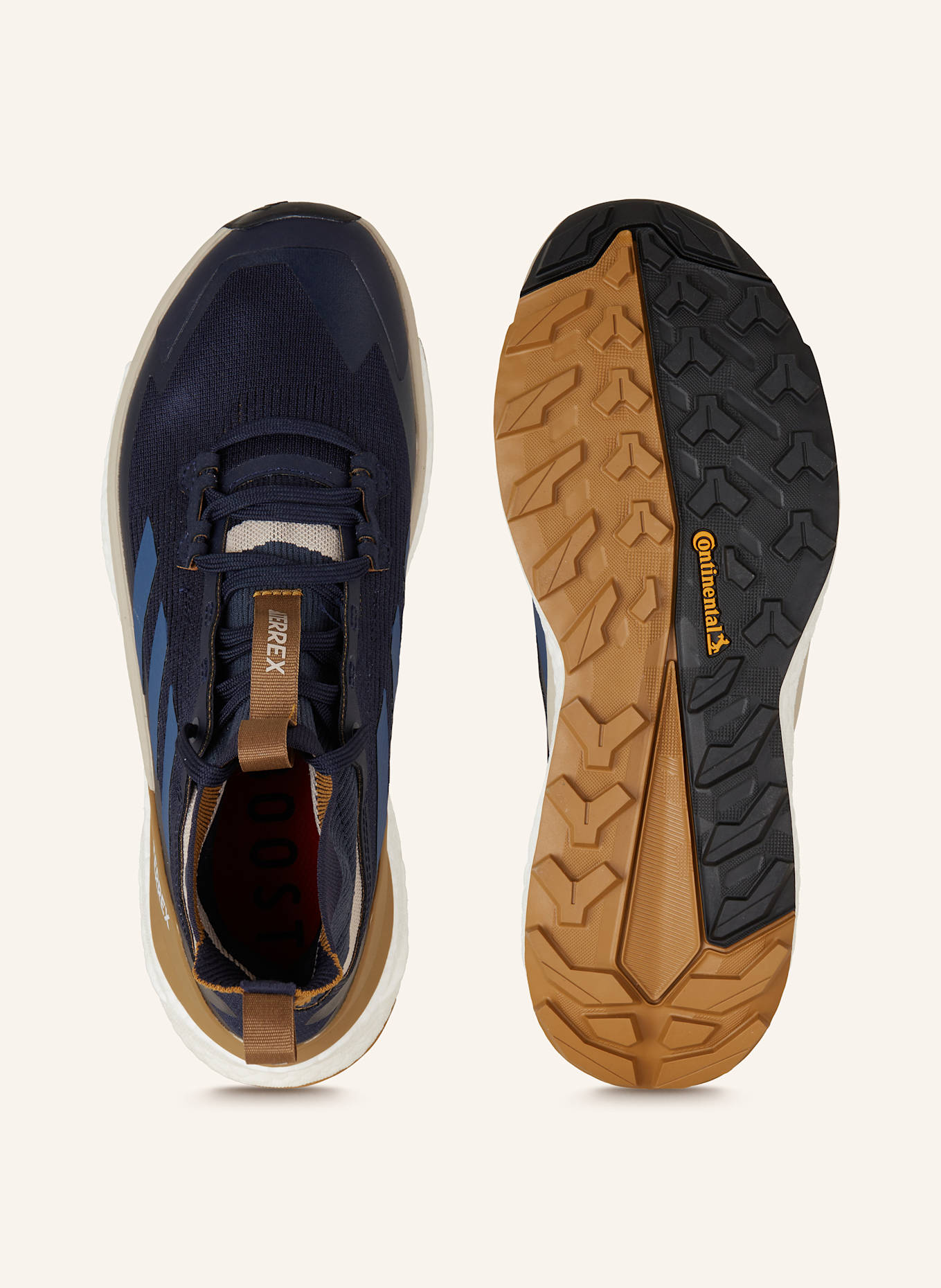 adidas TERREX Wanderschuhe TERREX FREE HIKER 2: DUNKELBLAU/ BRAUN