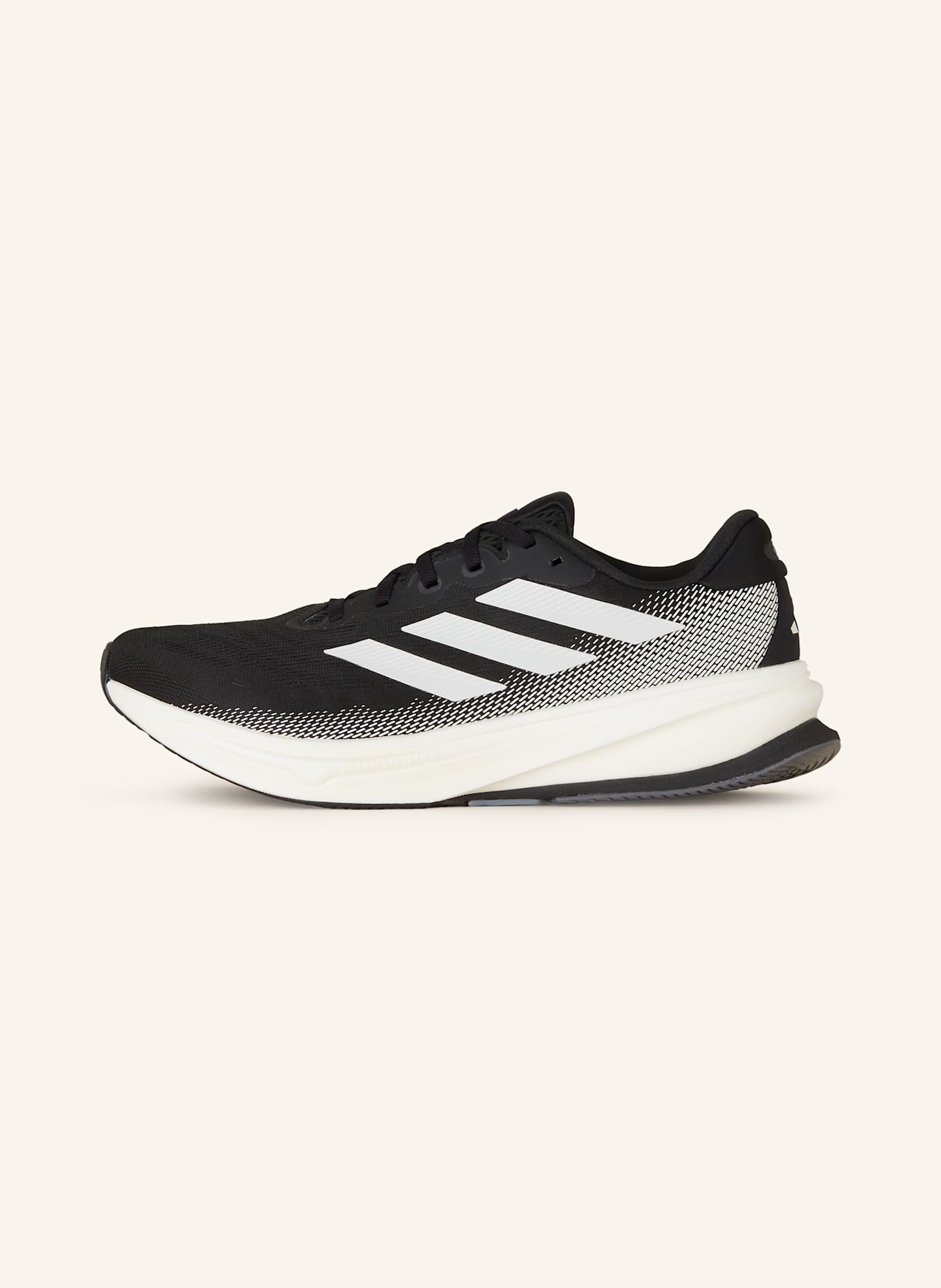 adidas SUPERNOVA RISE 2 LAUFSCHUH: SCHWARZ/ WEISS