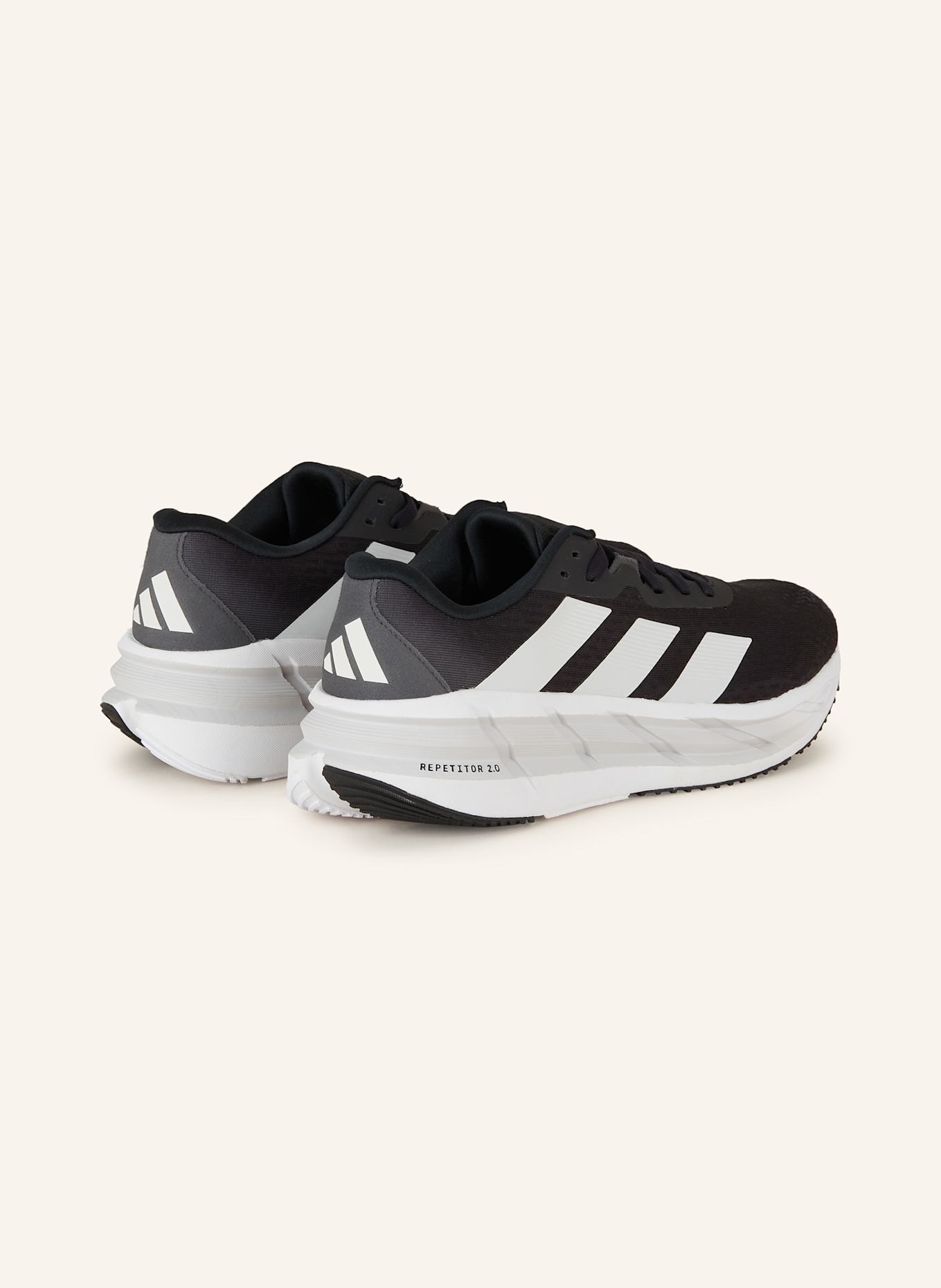 adidas Laufschuhe ADISTAR 3: SCHWARZ/ WEISS