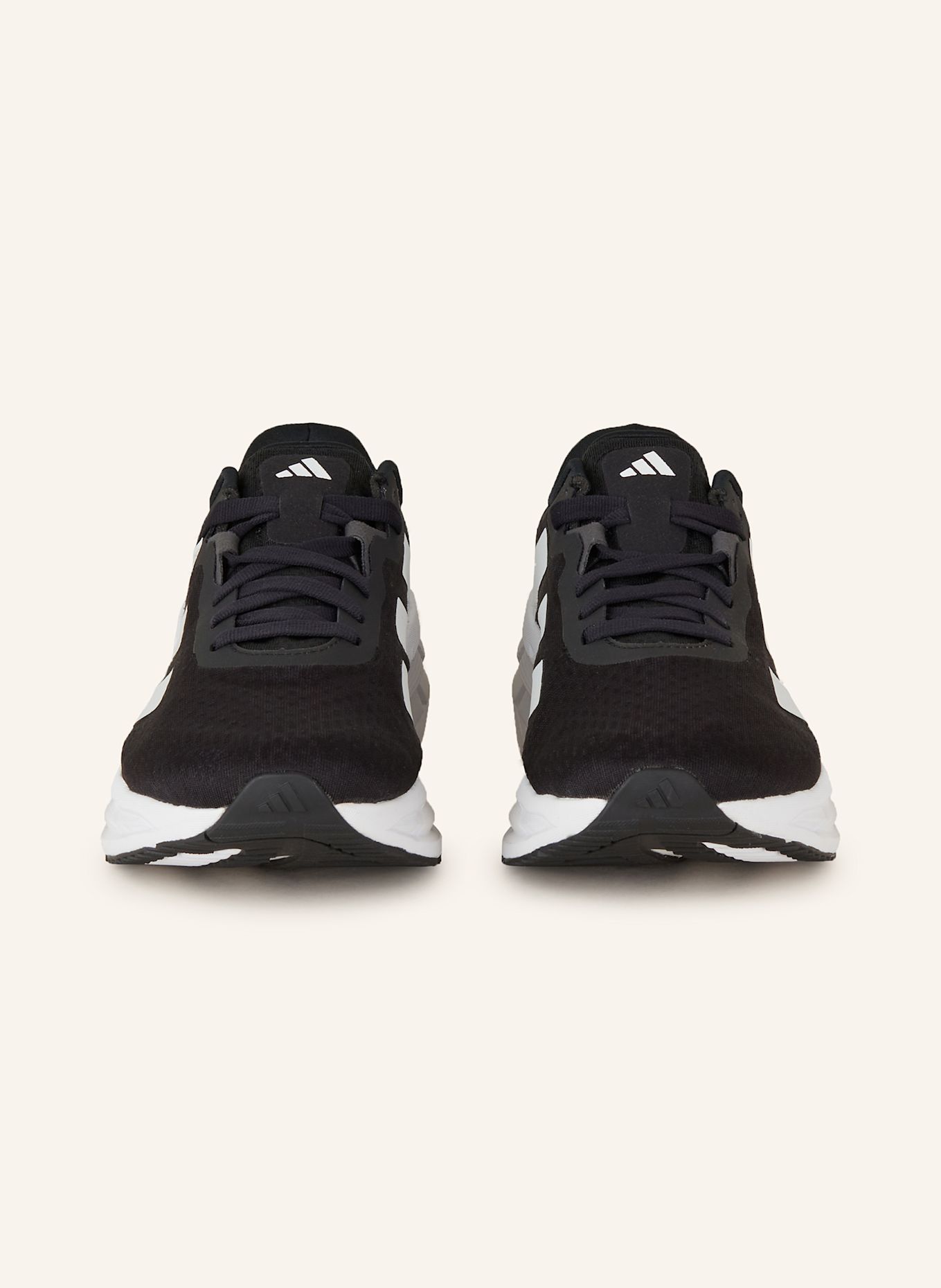 adidas Laufschuhe ADISTAR 3: SCHWARZ/ WEISS