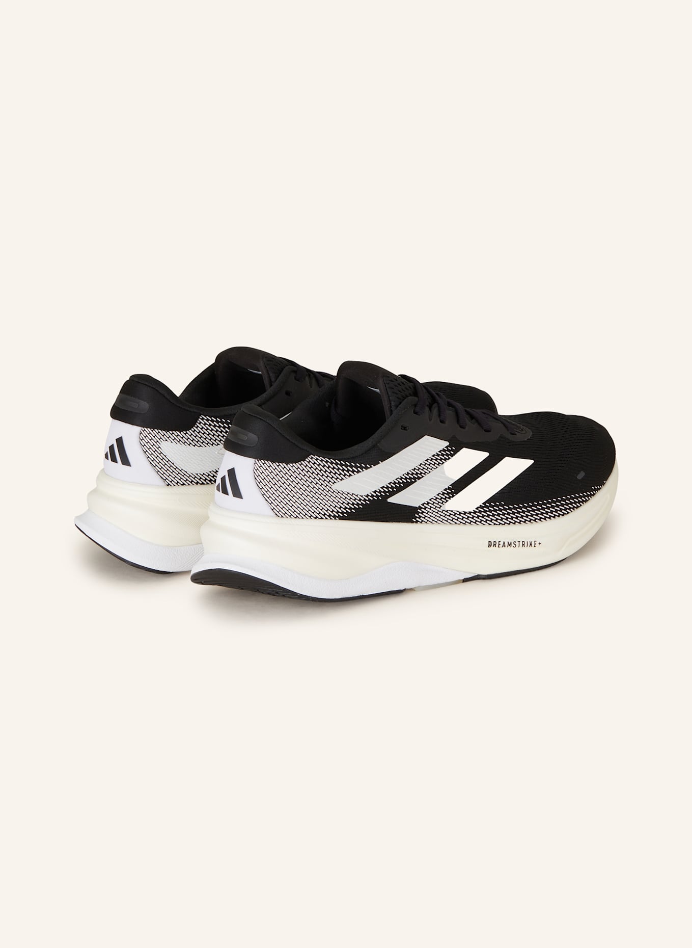 adidas SUPERNOVA SOLUTION 2.0 LAUFSCHUH: SCHWARZ/ WEISS