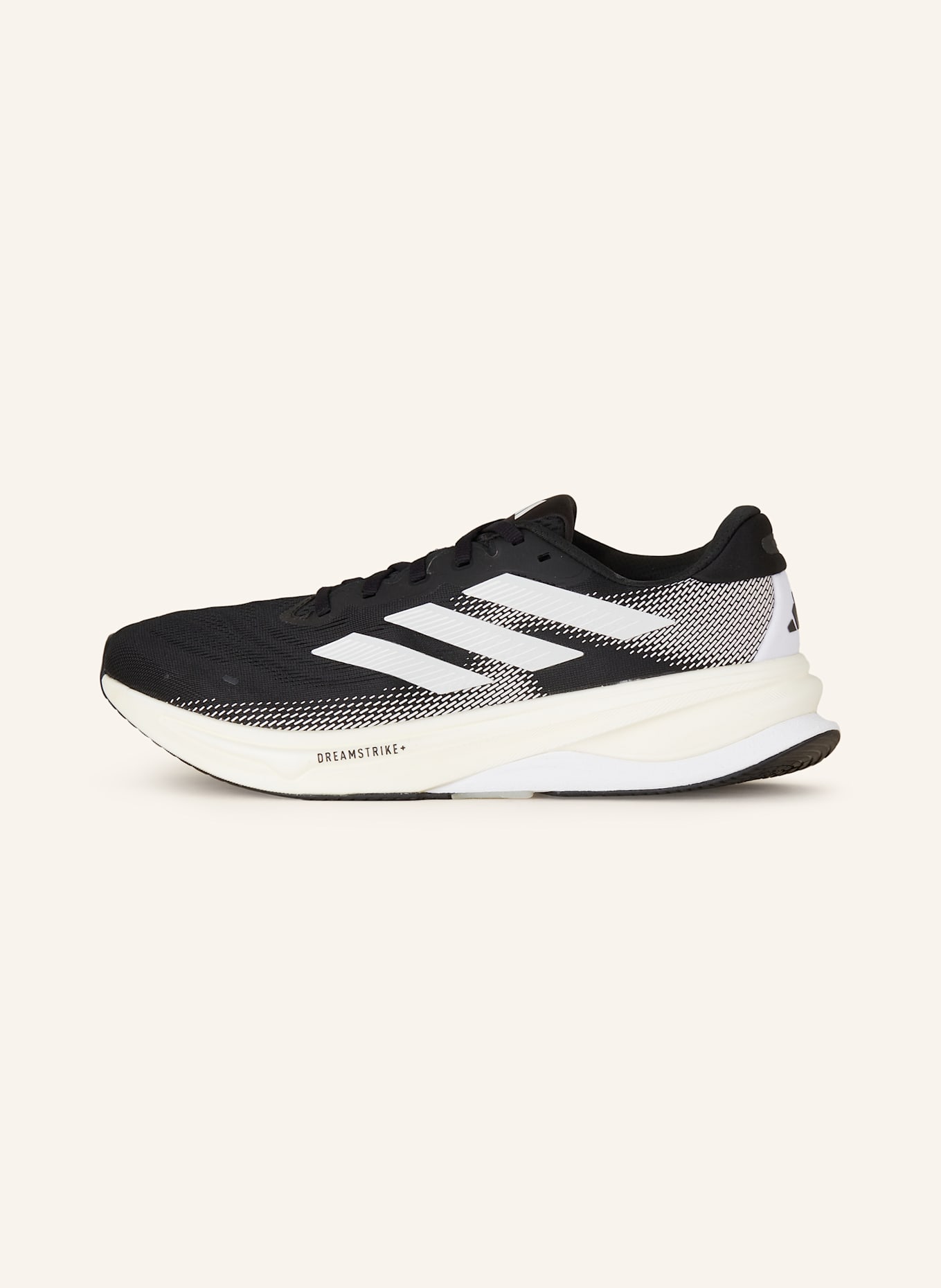 adidas SUPERNOVA SOLUTION 2.0 LAUFSCHUH: SCHWARZ/ WEISS