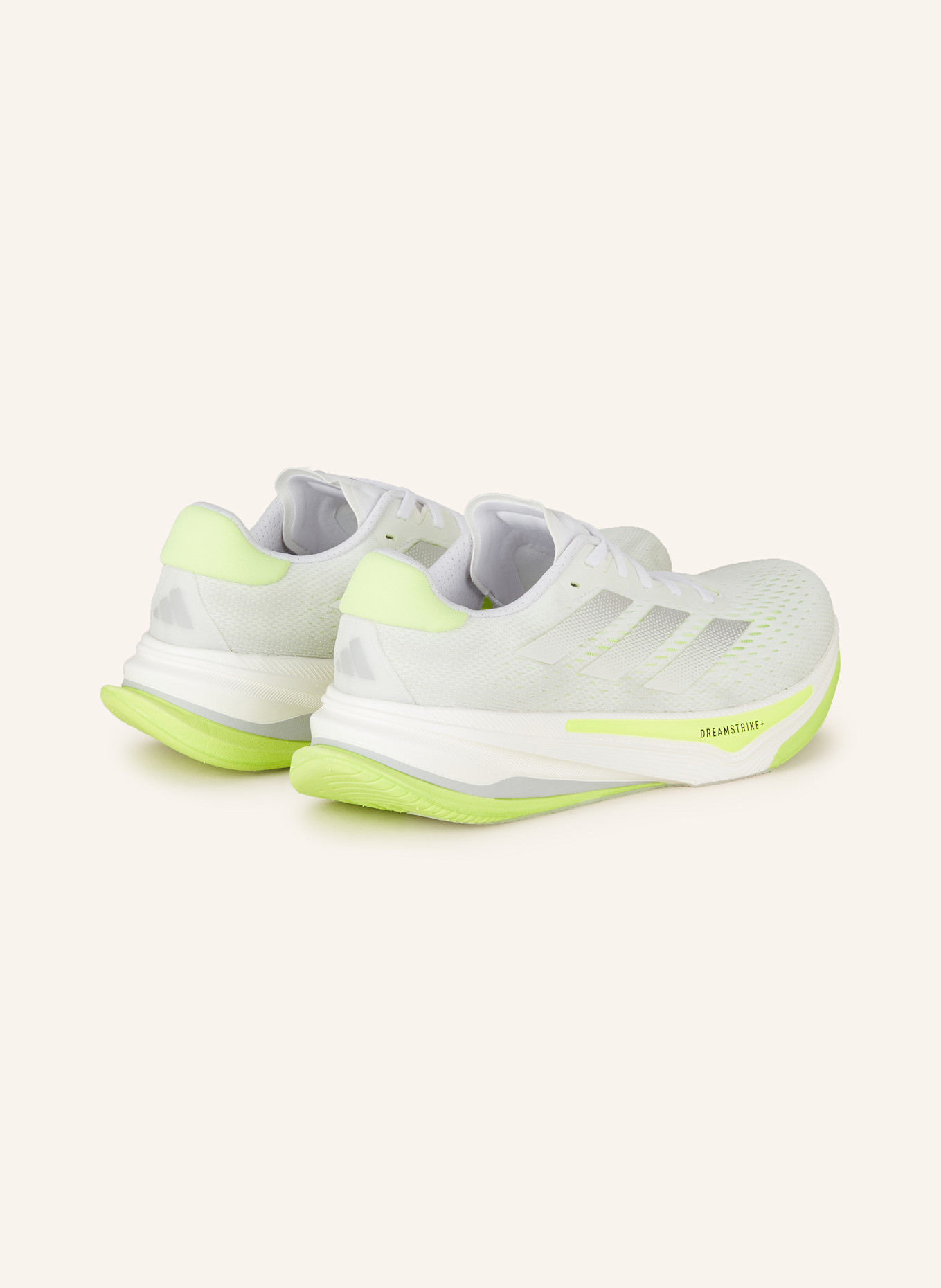 adidas Laufschuhe SUPERNOVA PRIMA: WEISS/ NEONGELB