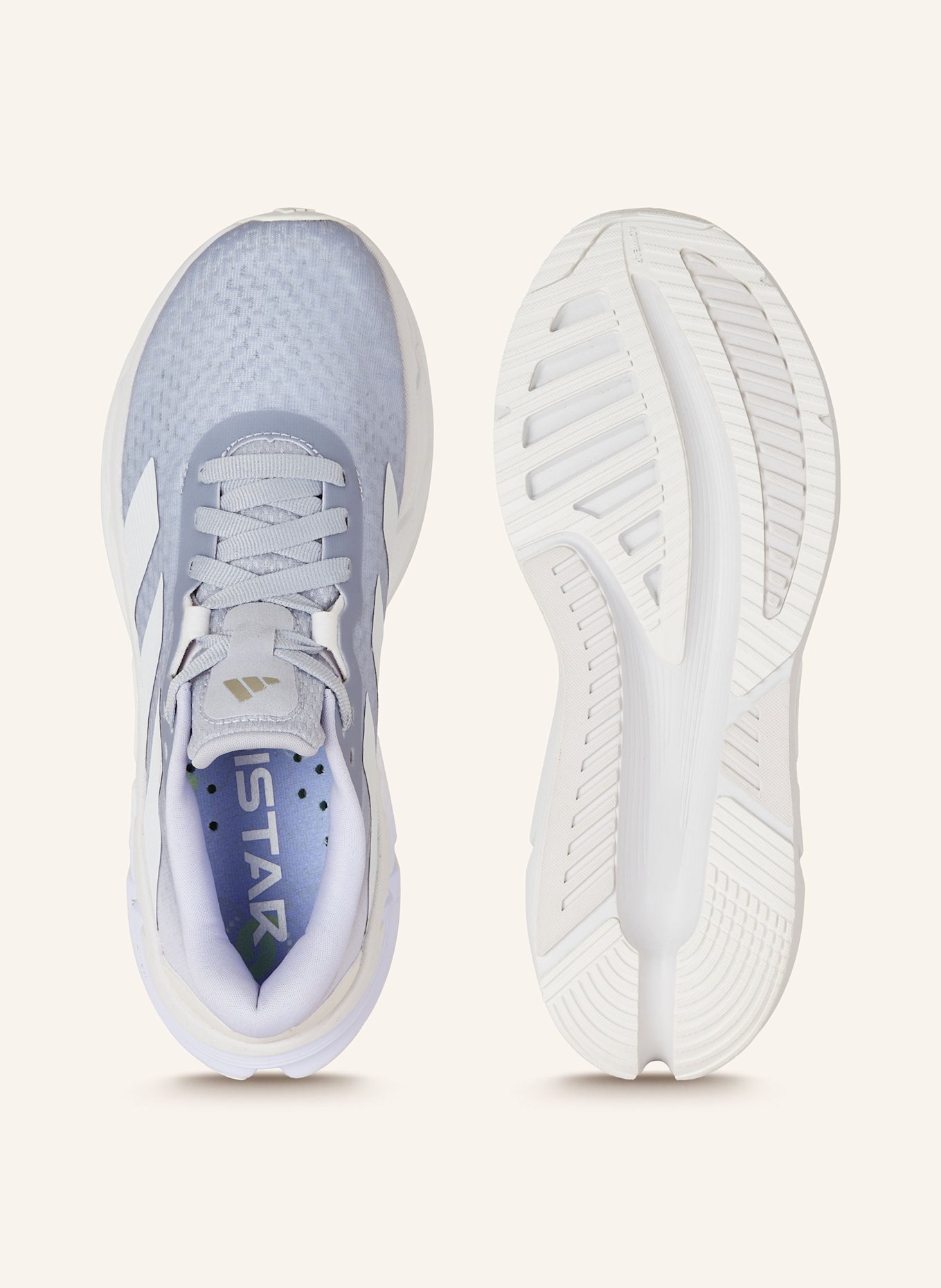 adidas Laufschuhe ADISTAR 3: GRAU/ HELLGRAU
