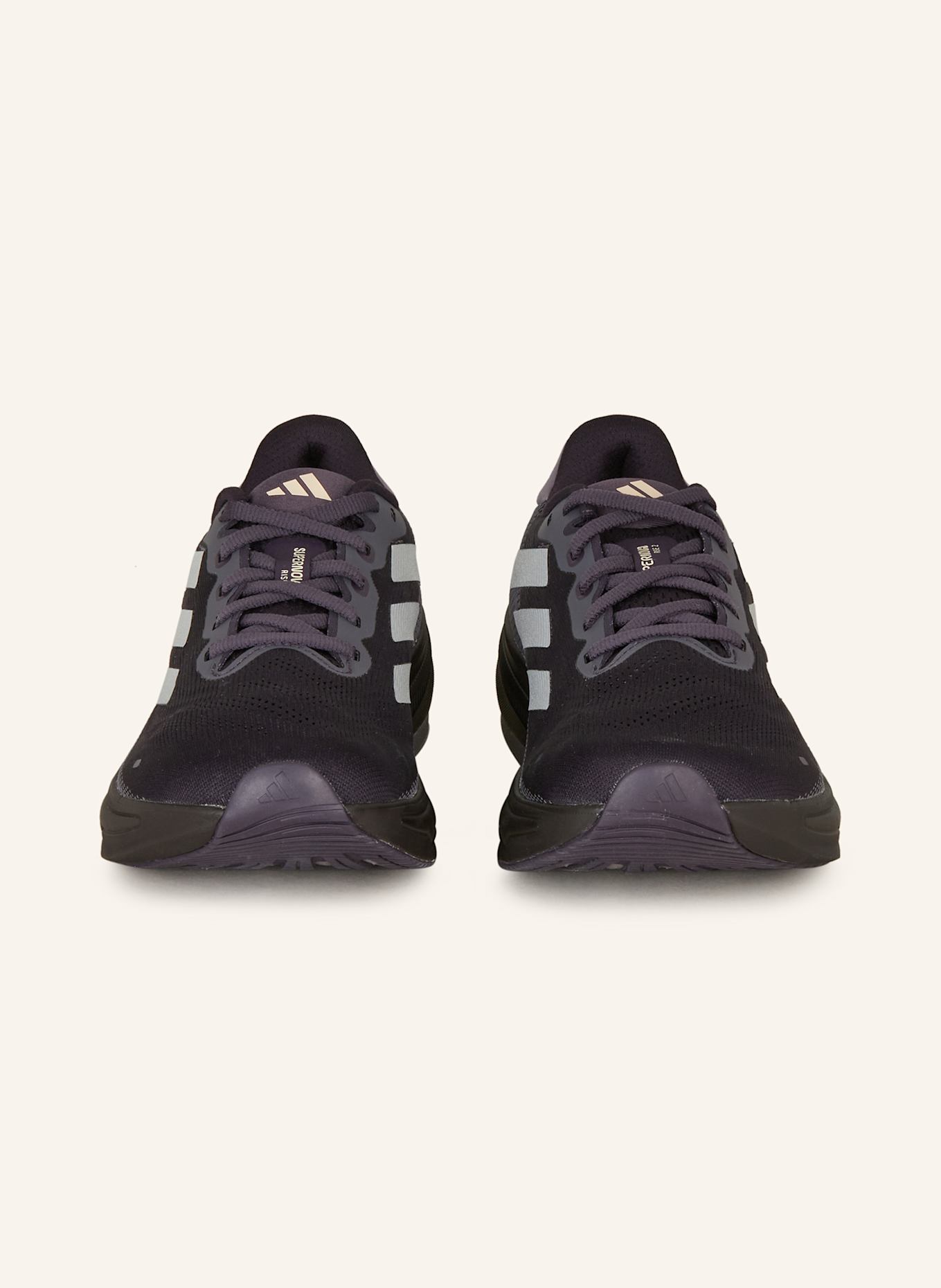 adidas SUPERNOVA RISE 2 LAUFSCHUH: SCHWARZ/ SILBER
