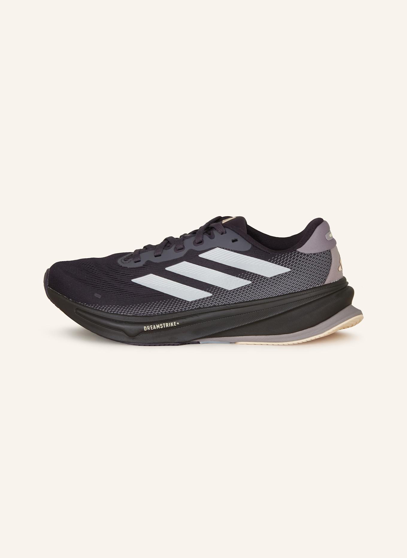 adidas SUPERNOVA RISE 2 LAUFSCHUH: SCHWARZ/ SILBER