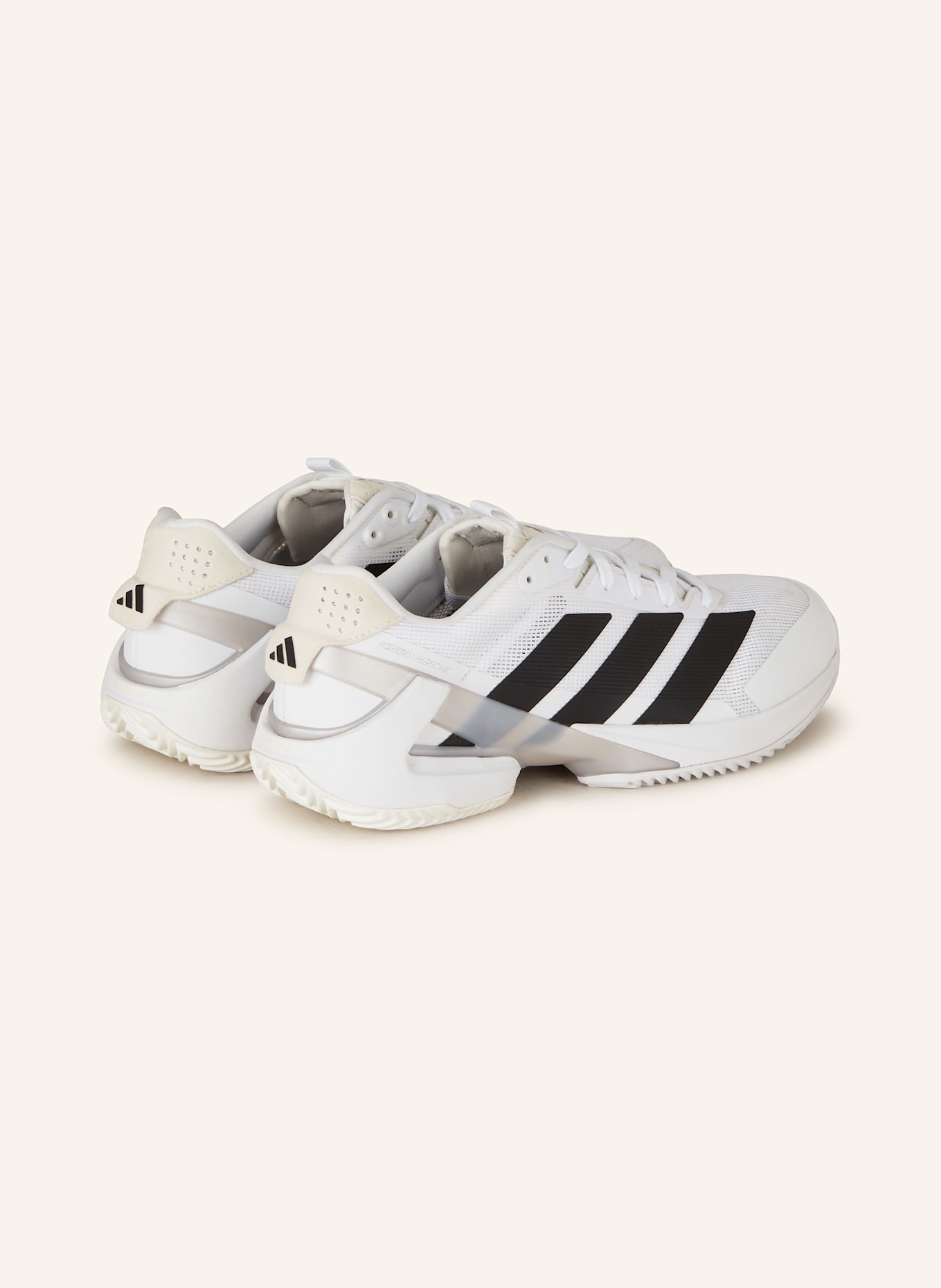adidas Tennisschuhe ADIZERO UBERSONIC 5 CLAY: WEISS/ SCHWARZ