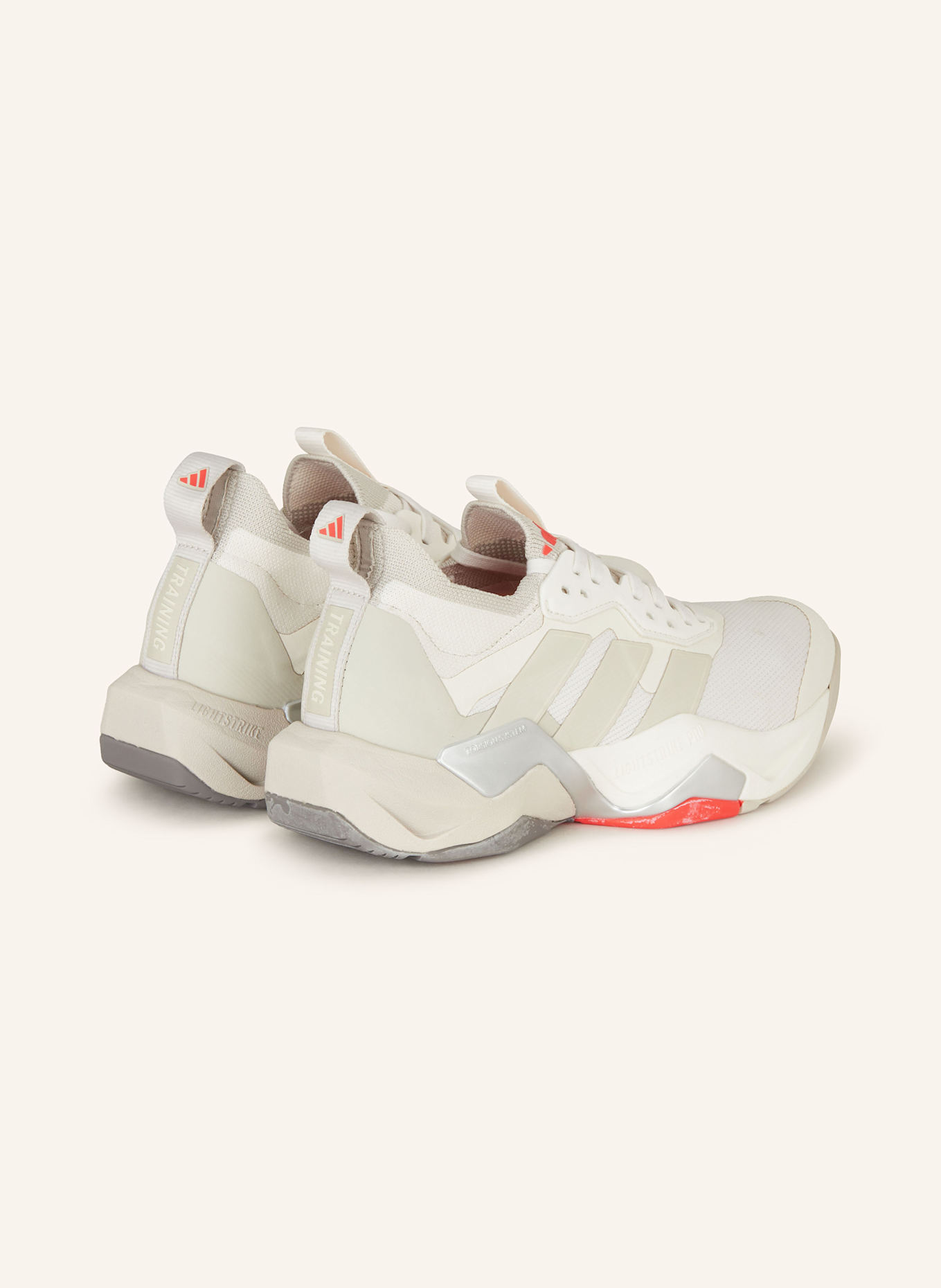 adidas Rapidmove ADV 2-Trainingsschuhe: WEISS/ HELLROT/ HELLGRAU