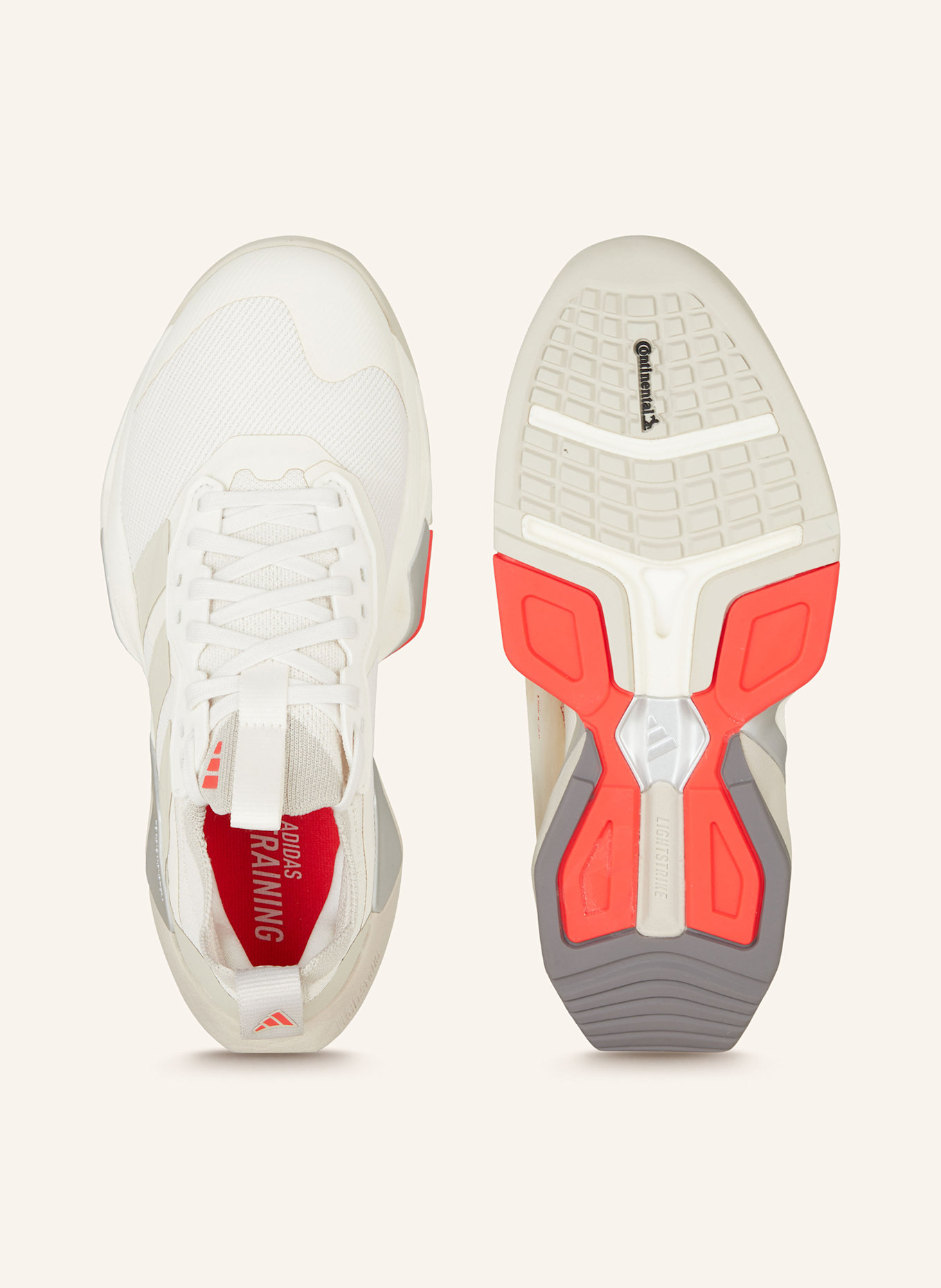 adidas Rapidmove ADV 2-Trainingsschuhe: WEISS/ HELLROT/ HELLGRAU