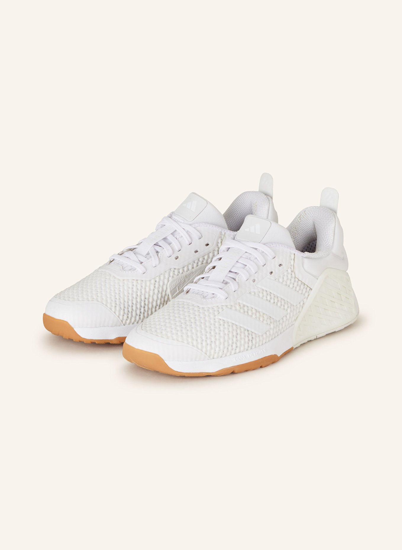 adidas DROPSET 3 fitness shoes in white