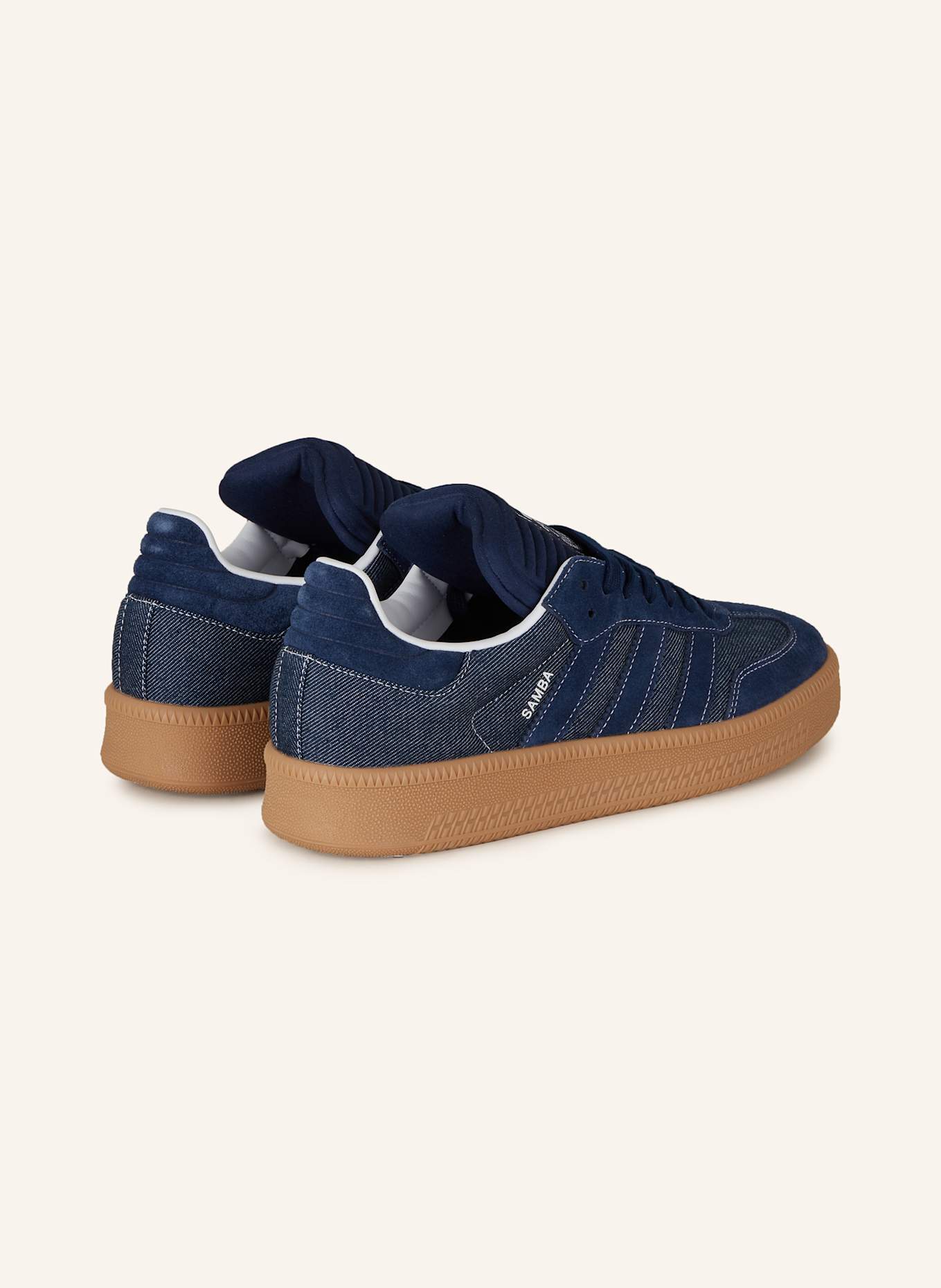 adidas Originals Sneaker SAMBA XLG: BLAU/ WEISS