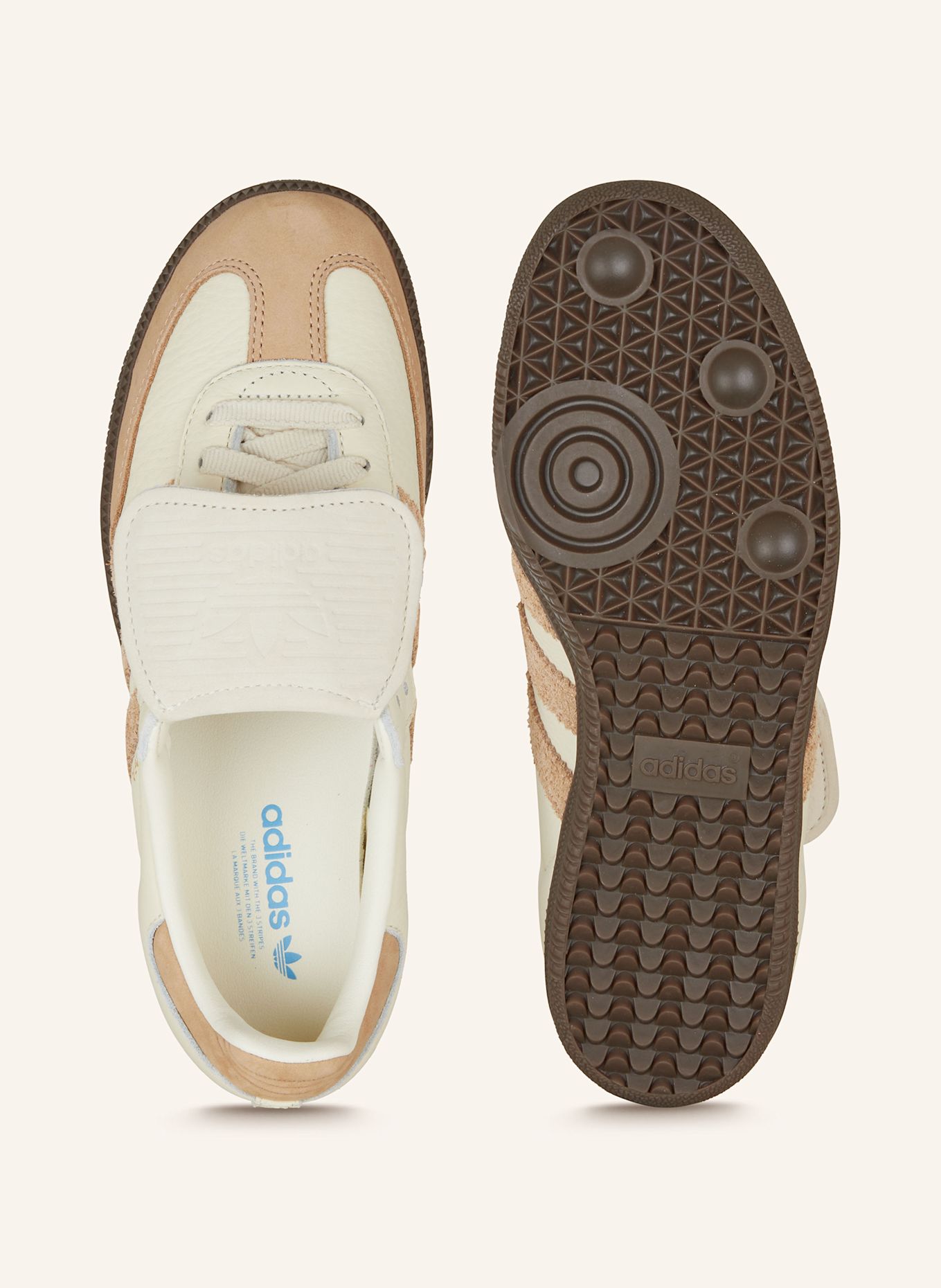 adidas Originals Sneaker SAMBA LT: CREME/ HELLBRAUN