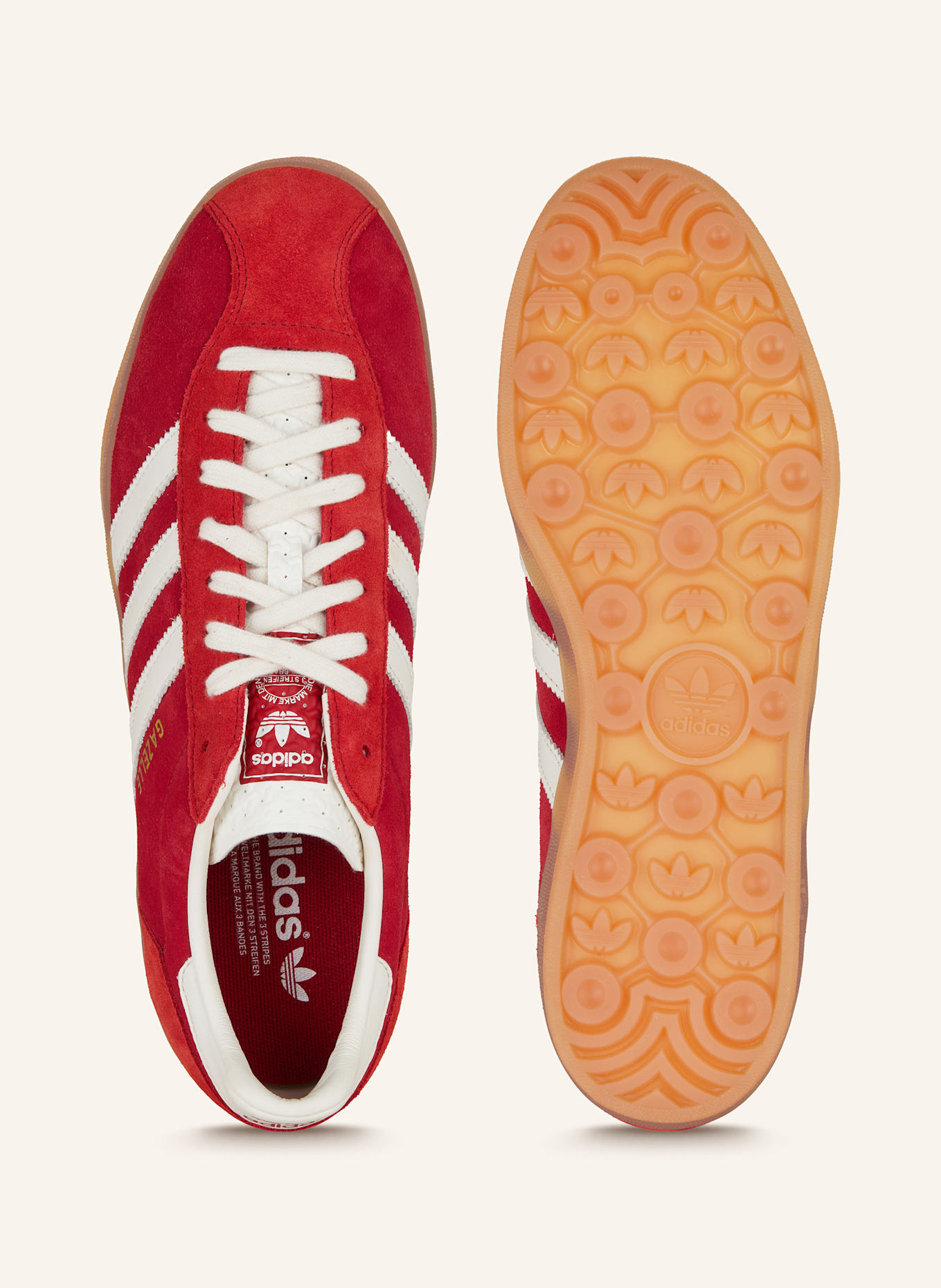 adidas Originals Sneaker GAZELLE INDOOR PRO: ROT/ WEISS