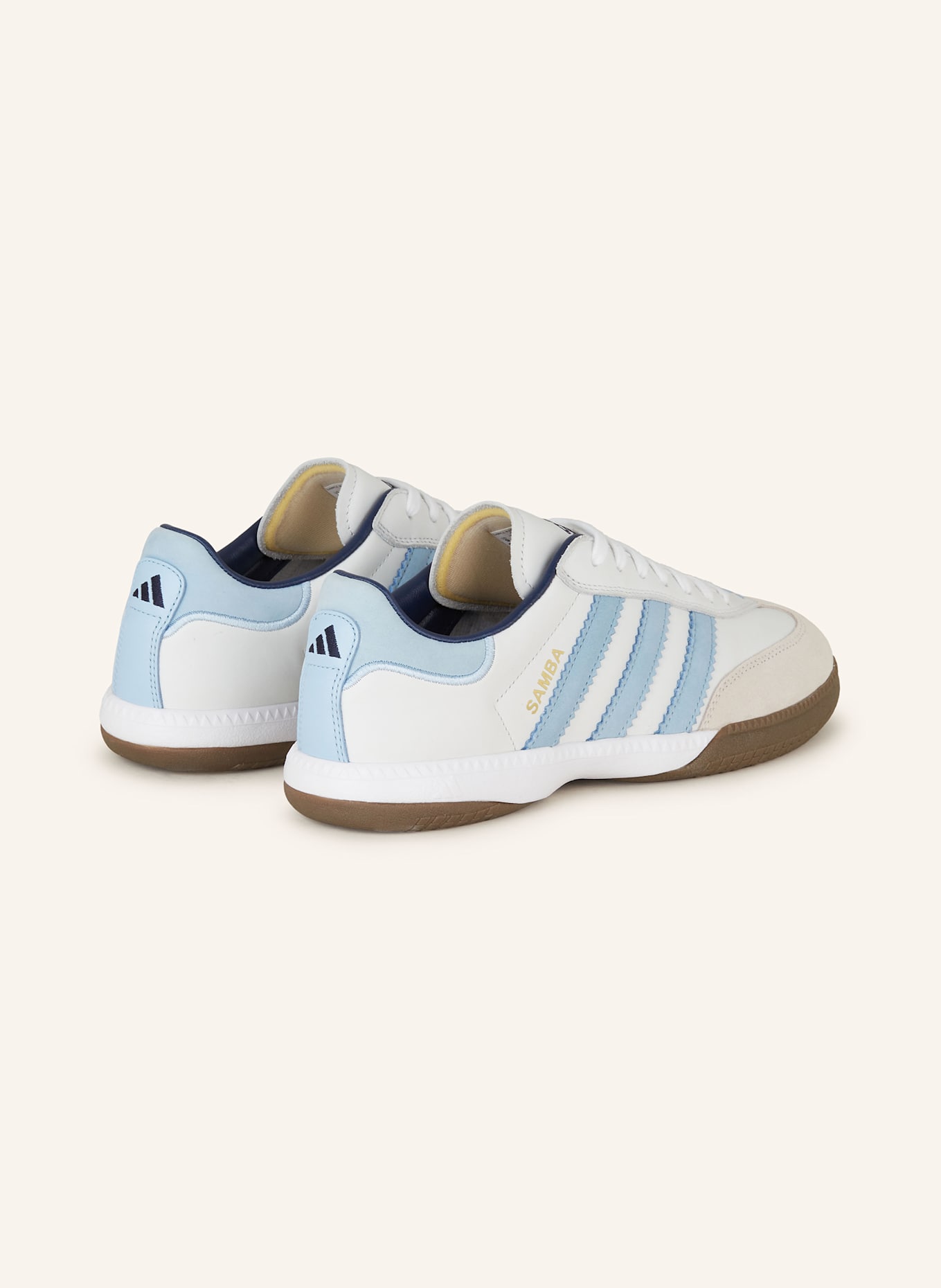 adidas Originals Sneaker SAMBA MN in weiss hellblau beige