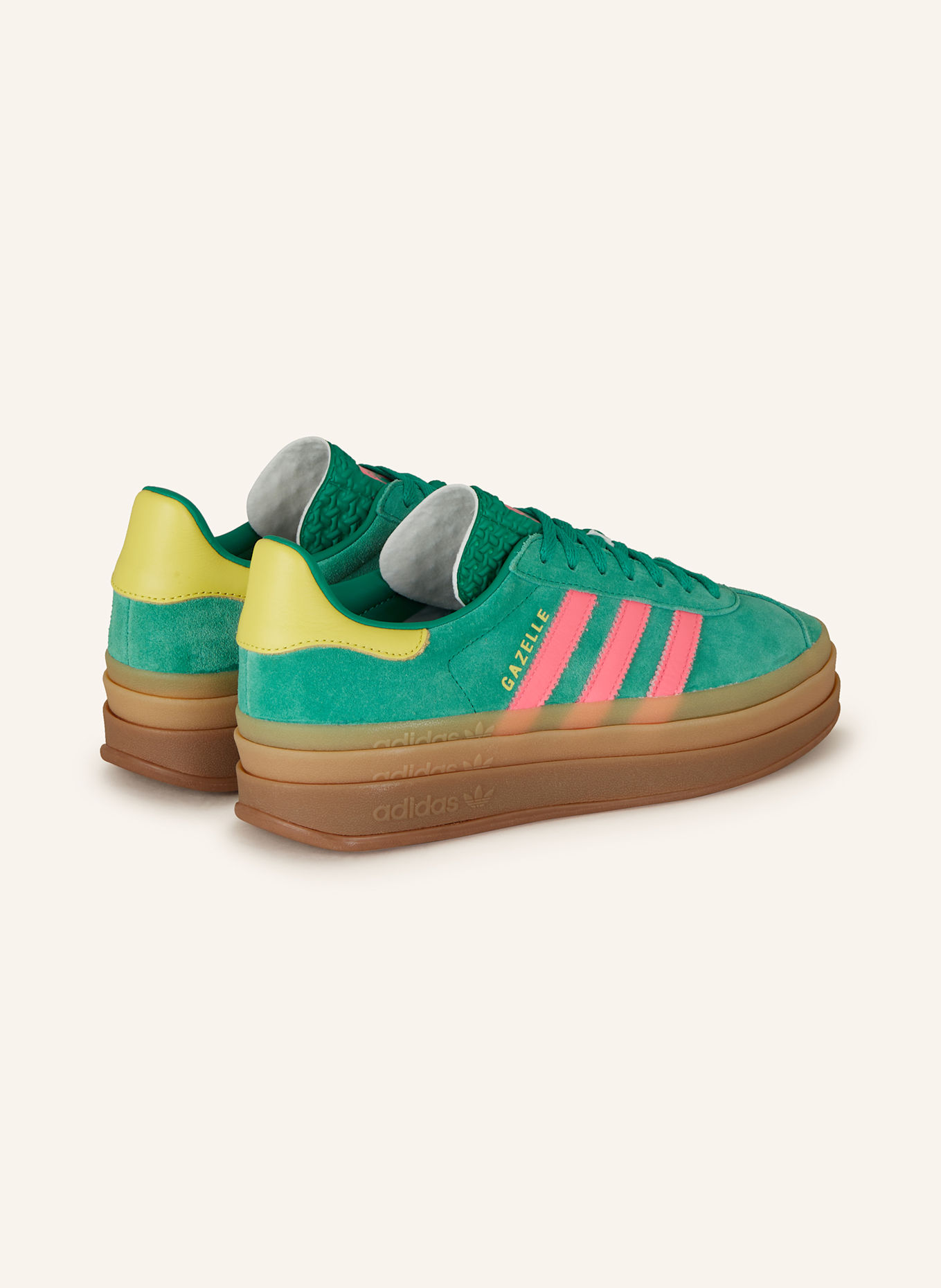 adidas Originals Sneaker GAZELLE BOLD: GRÜN/ PINK