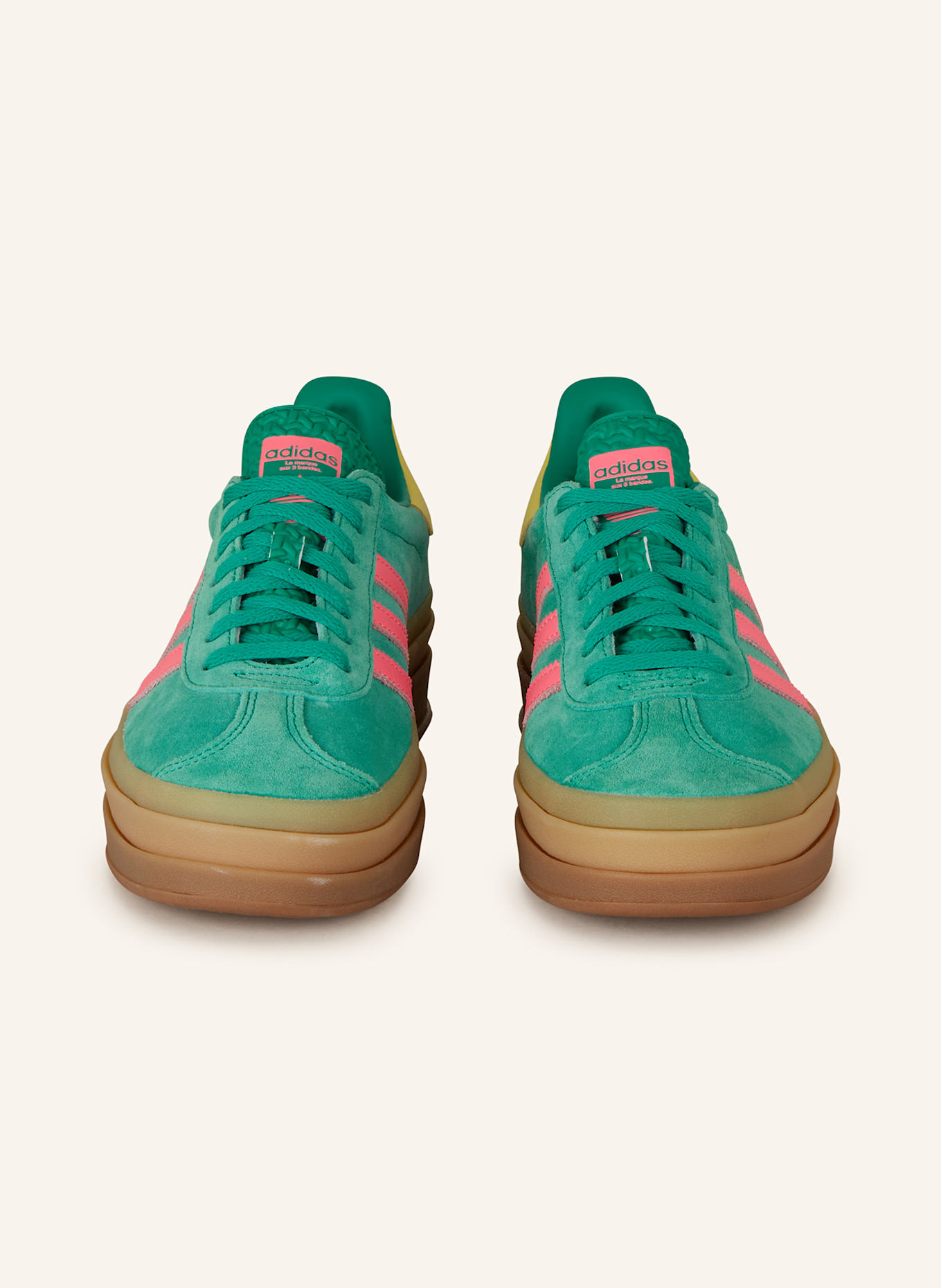adidas Originals Sneaker GAZELLE BOLD: GRÜN/ PINK