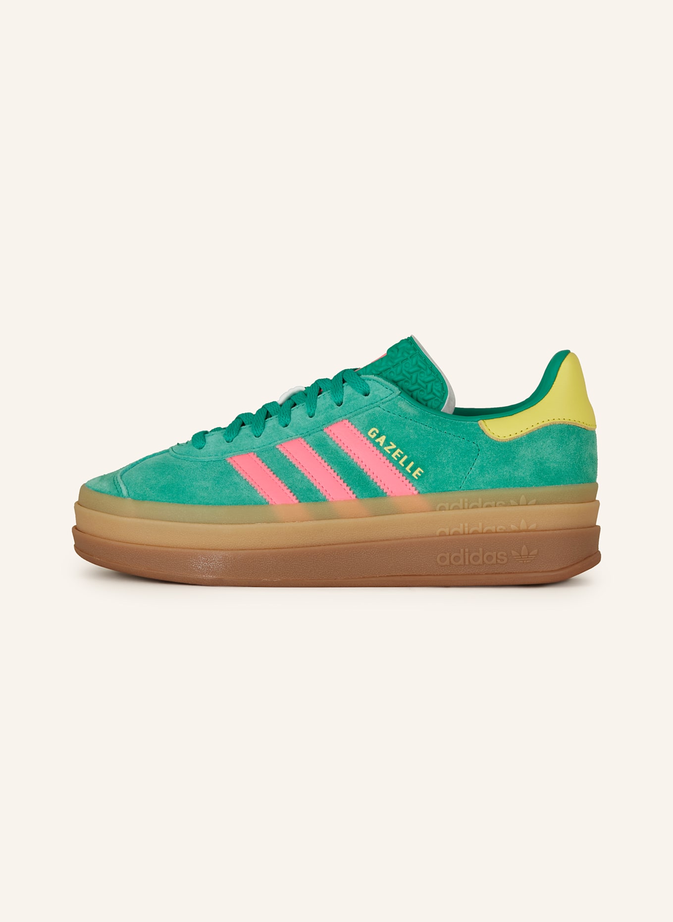 adidas Originals Sneaker GAZELLE BOLD: GRÜN/ PINK